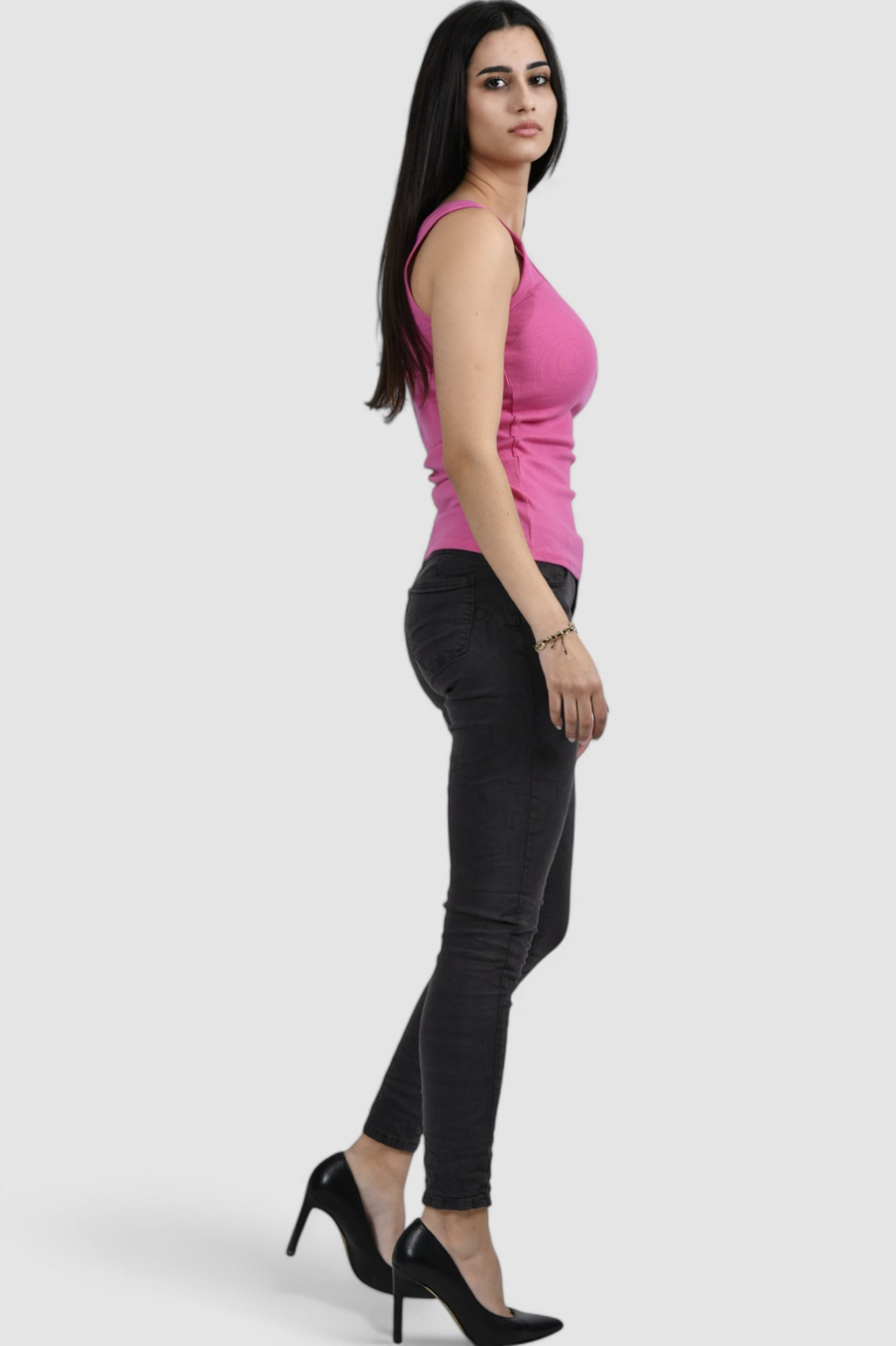 Ženska roza majica bez rukava Lorelei