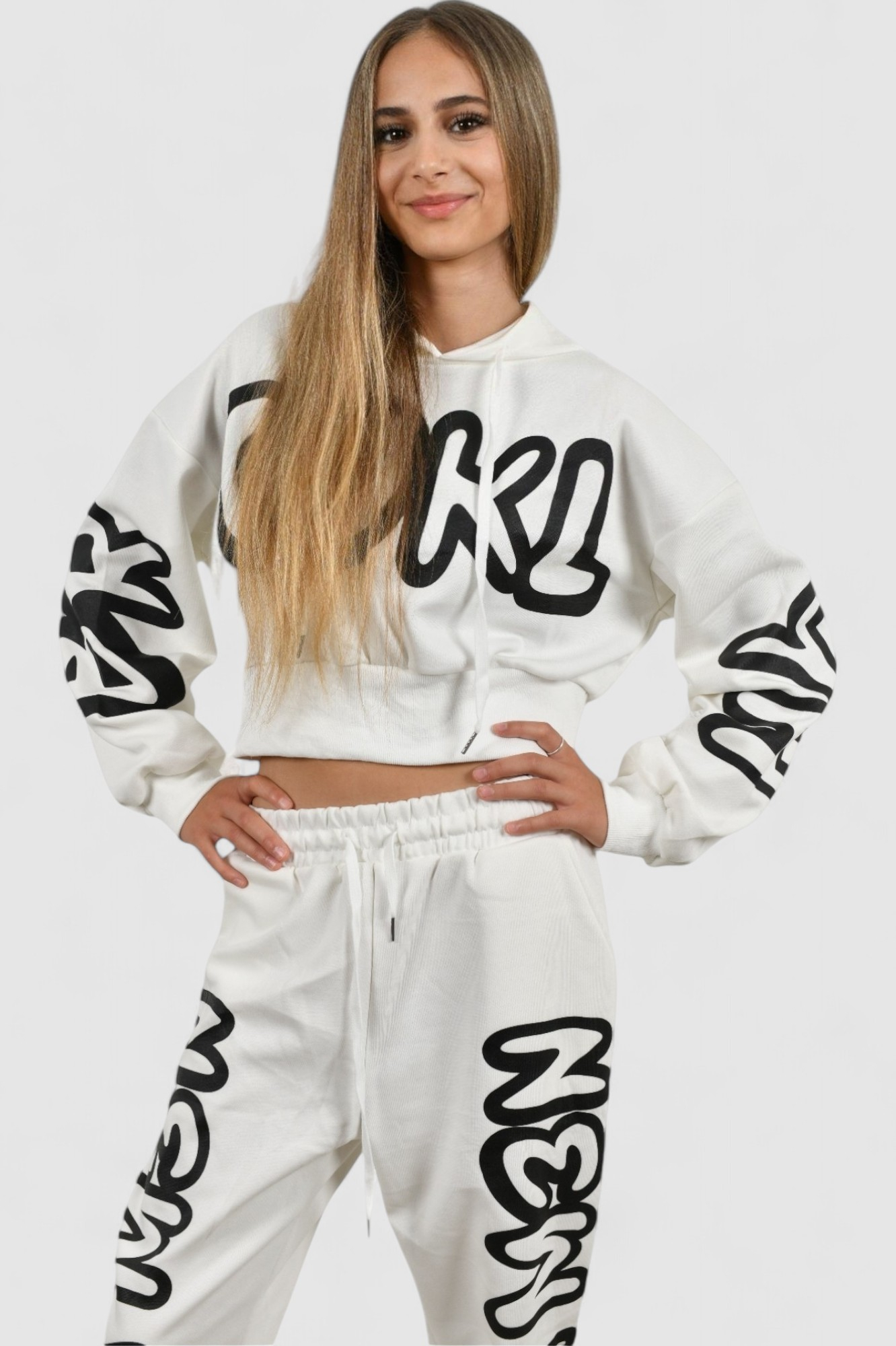 Ženska bijela trenirka komplet Zuri