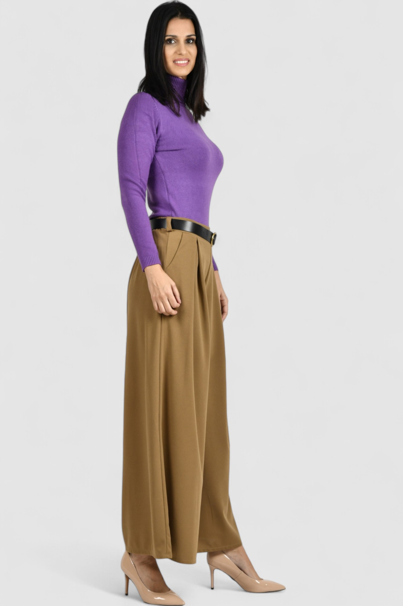 Ženski ljubicasti lagani džemper Zoey