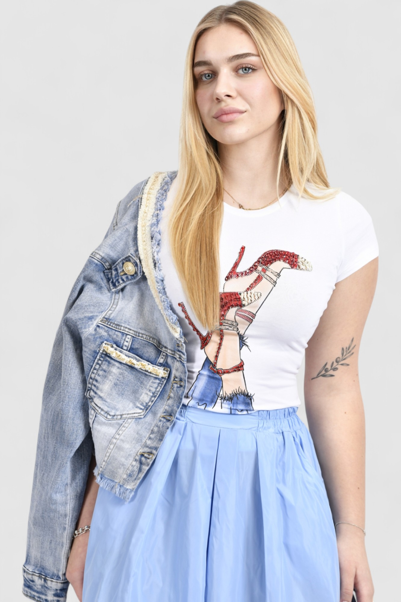 Ženska plava traper jakna Lilly