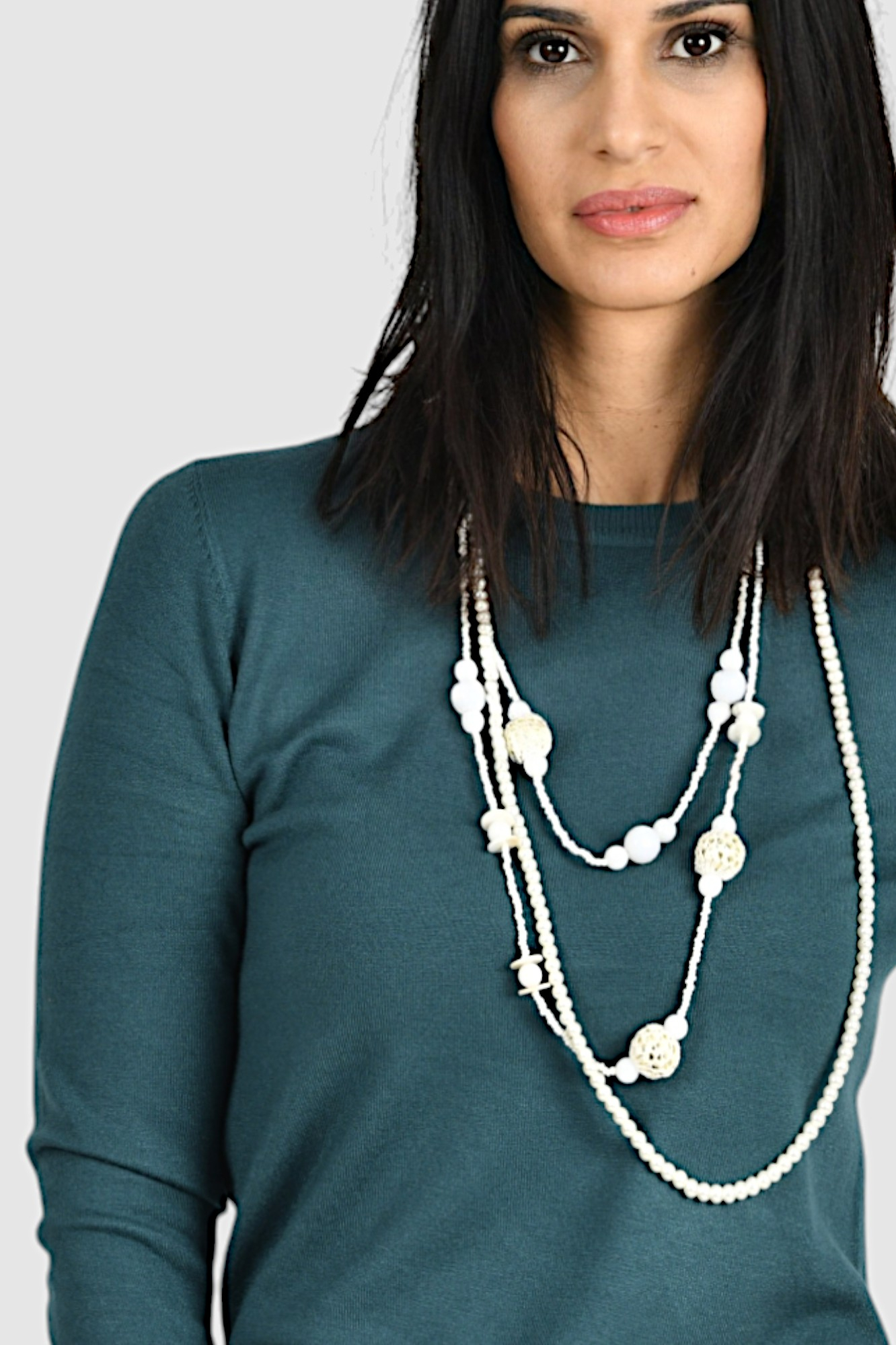 Ženski tamno zeleni lagani džemper Clarissa