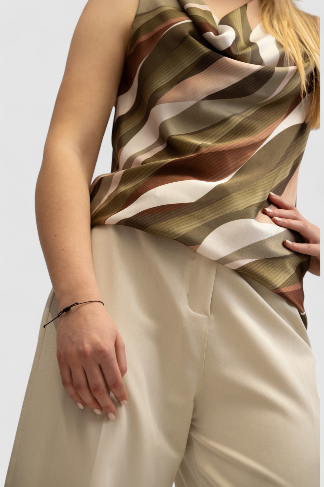 Ženska zelena elegantna bluza Arianne