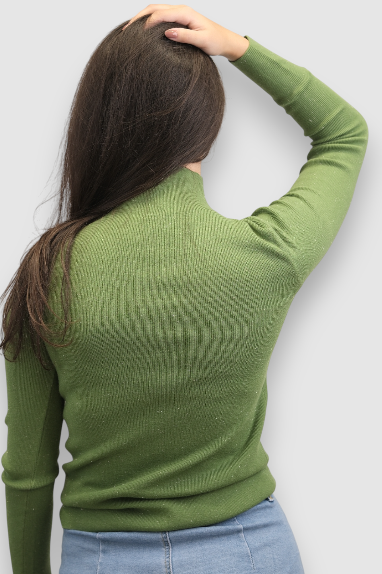 Ženski zeleni lagani džemper Opal