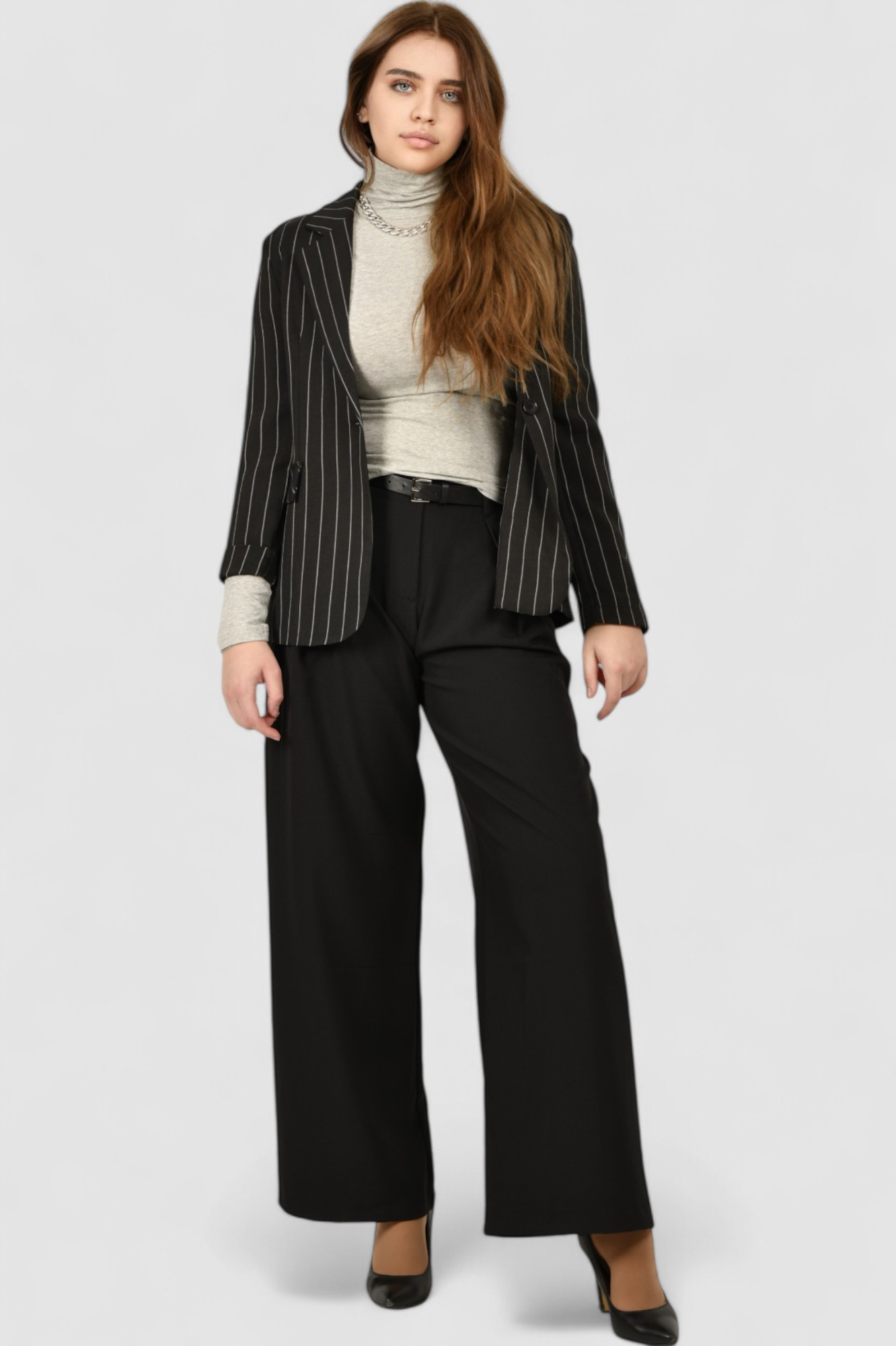 Ženski crni poslovni sako Selene