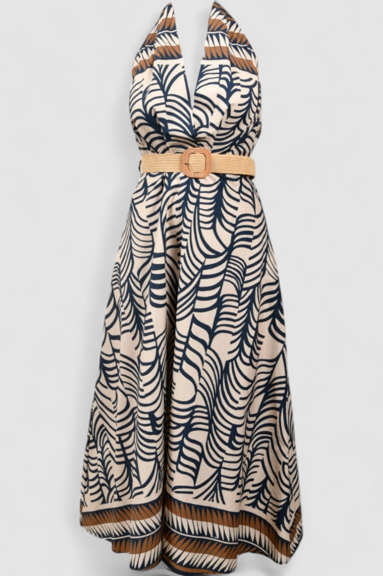 Ženska smeđa svakodnevna haljina Destiny