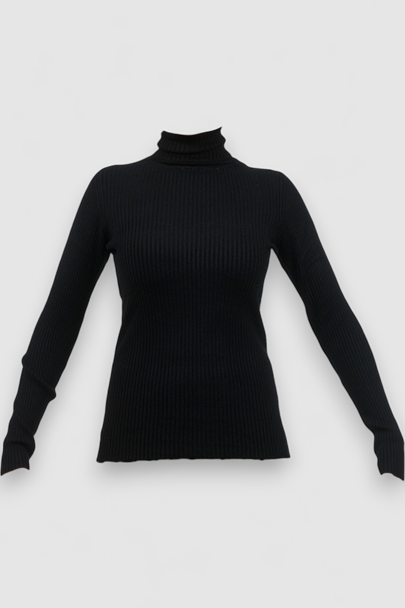 Ženski crni lagani džemper Eleanora