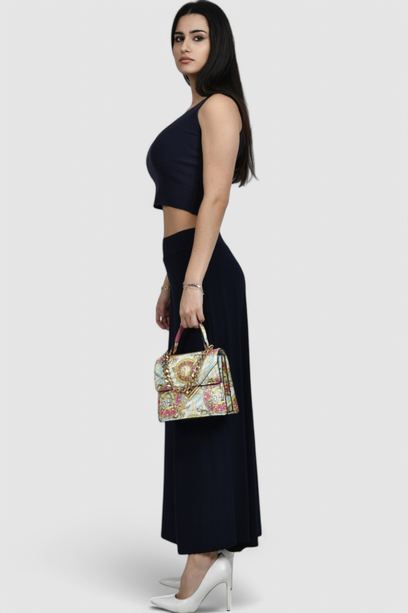 Ženski plavi top Calliope