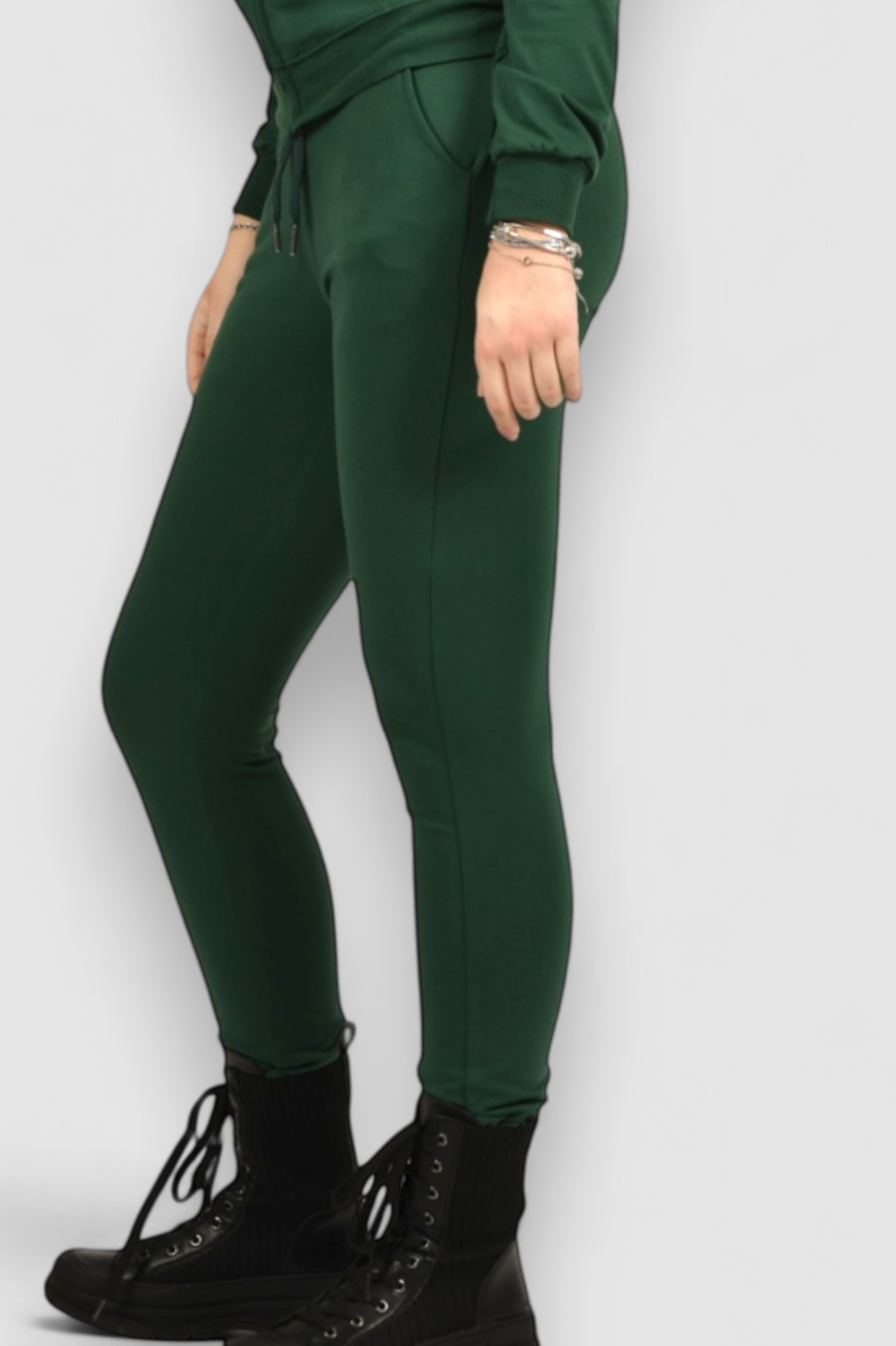 Ženski donji dio trenirke Rachel Blackish green