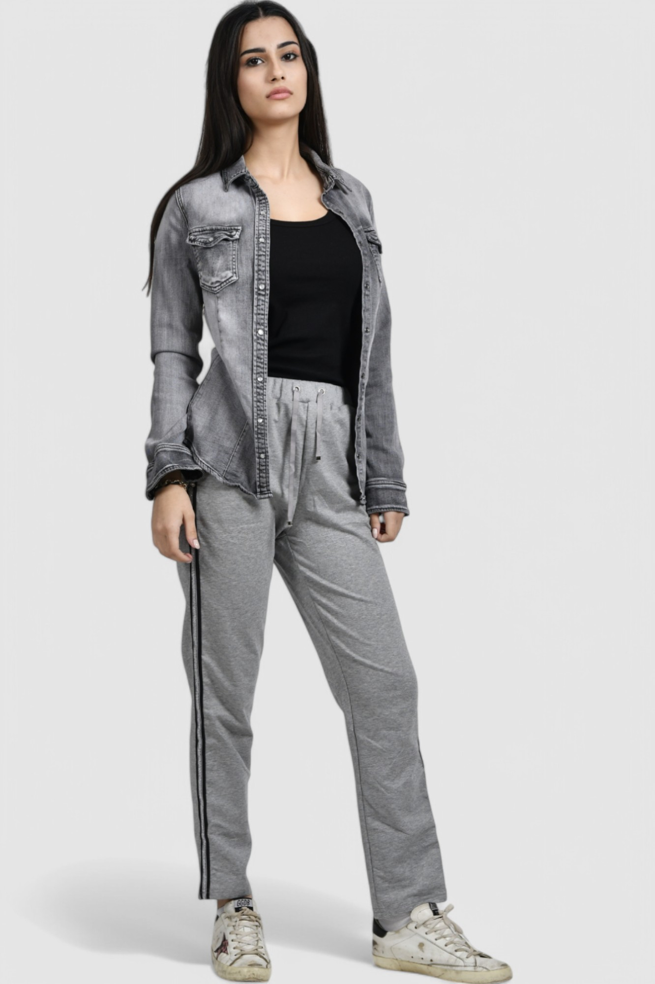 Ženska siva traper košulja Anemone