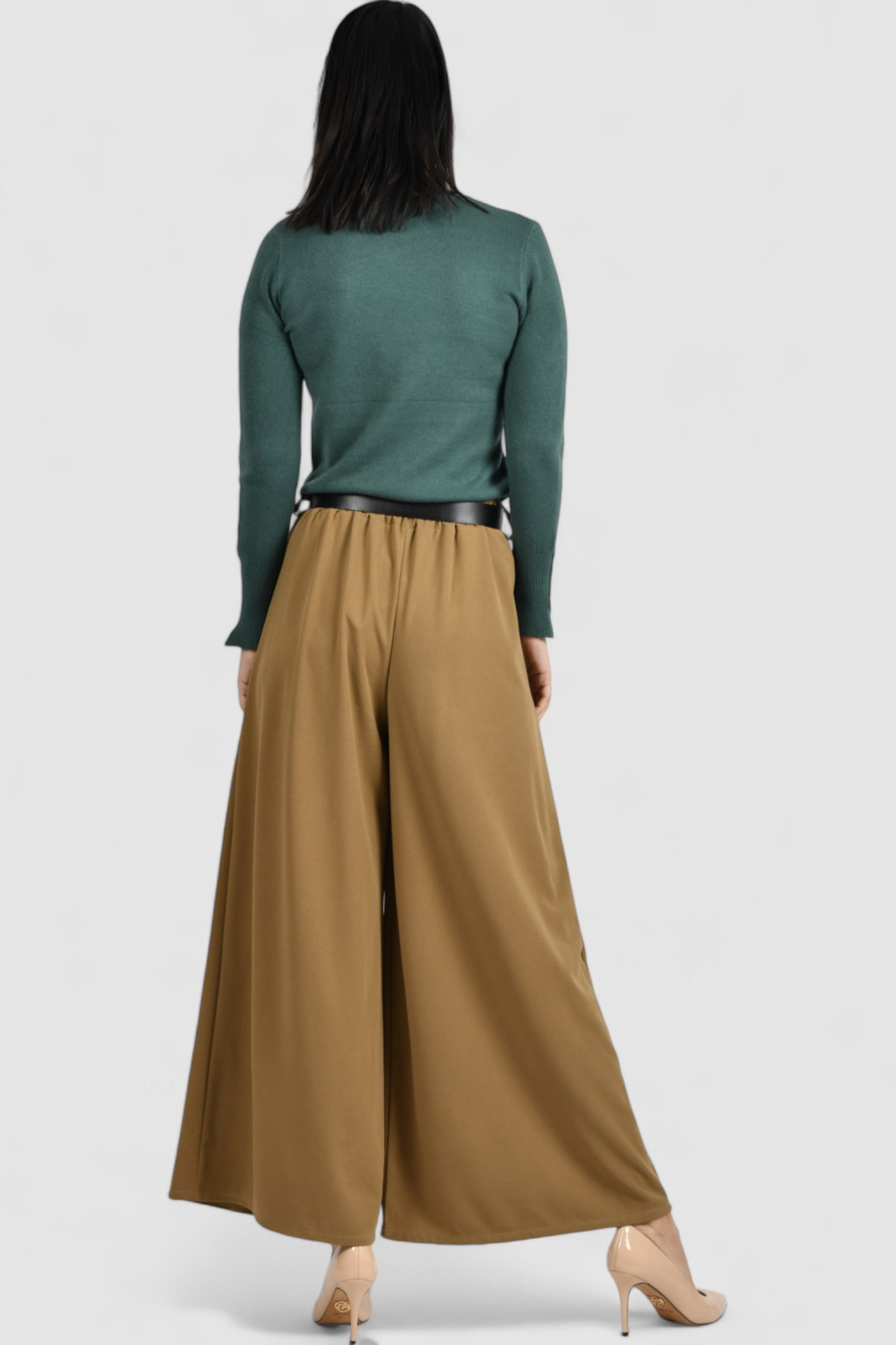 Ženski tamno zeleni lagani džemper Giavanna