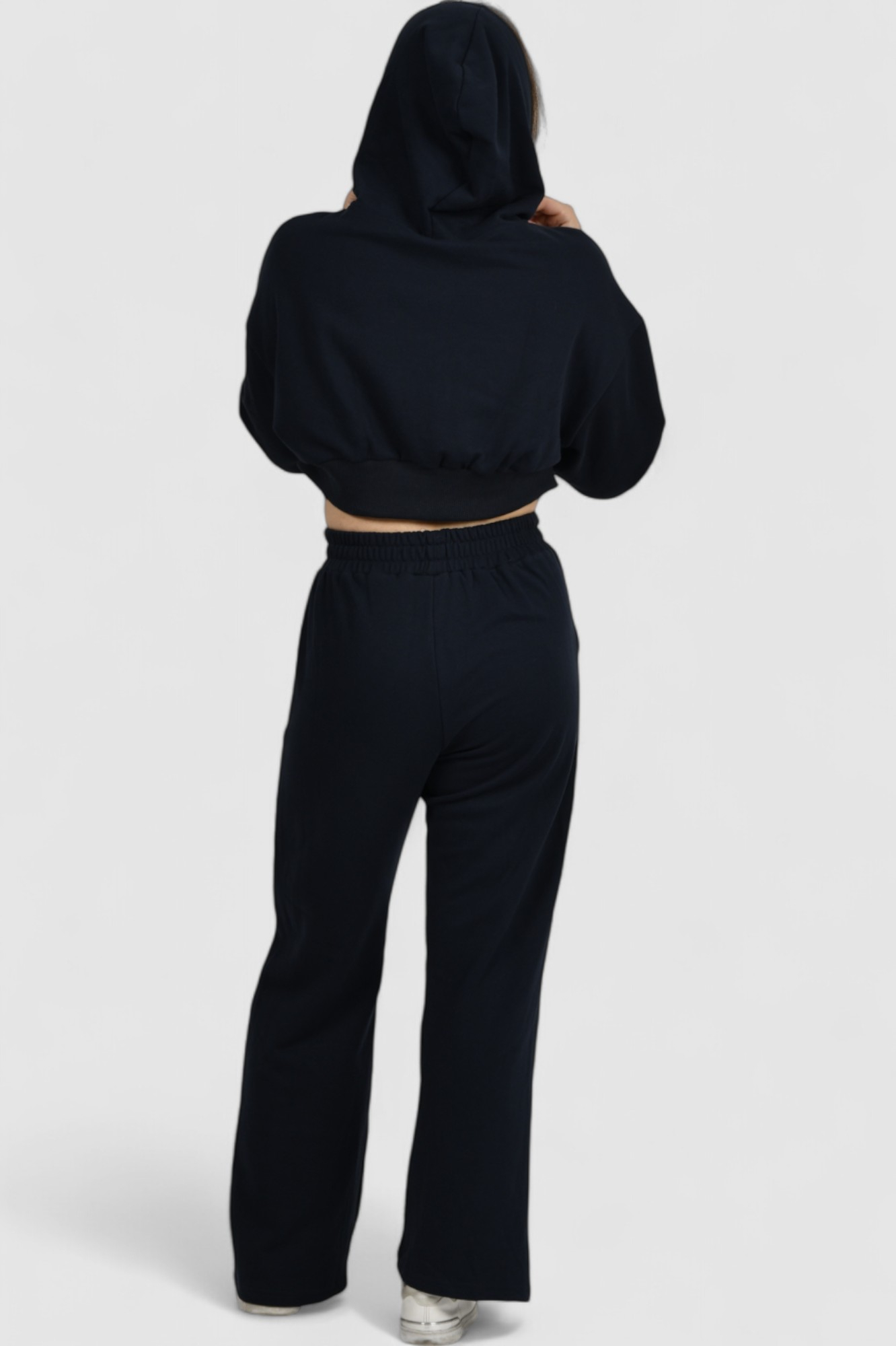 Ženska crna trenirka komplet Imani