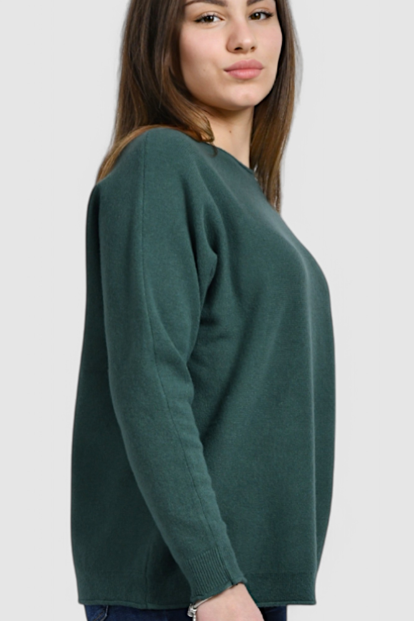 Ženski zeleni lagani džemper Hannah