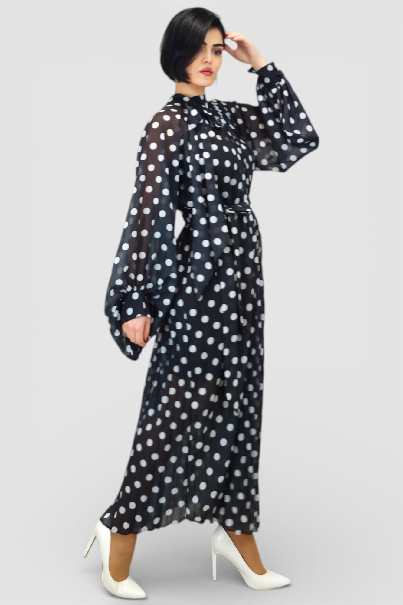 Crna maxi haljina Mya