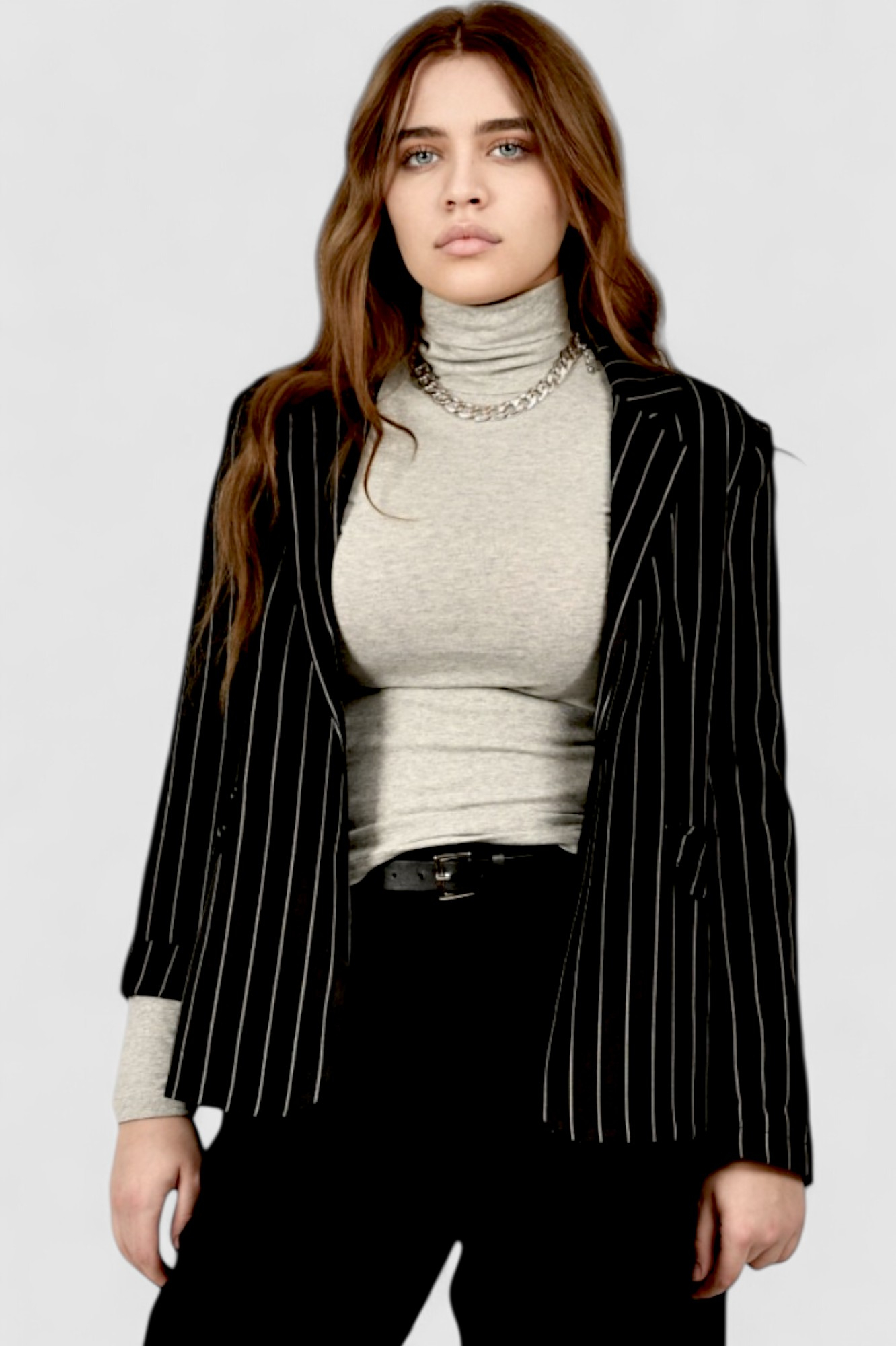 Ženski crni poslovni sako Selene