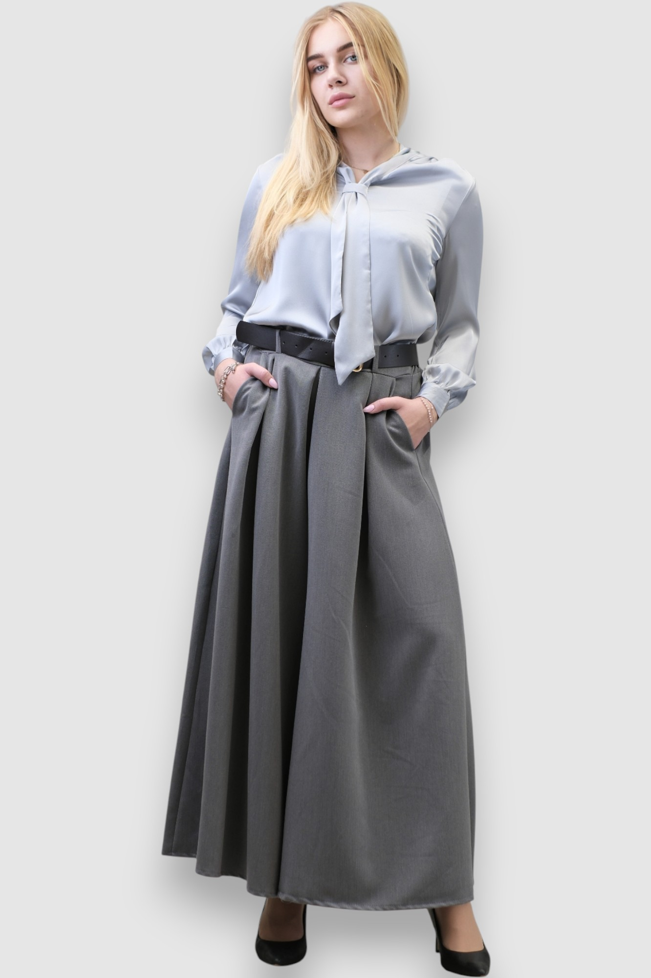 Ženske sive  suknja hlače Cicely