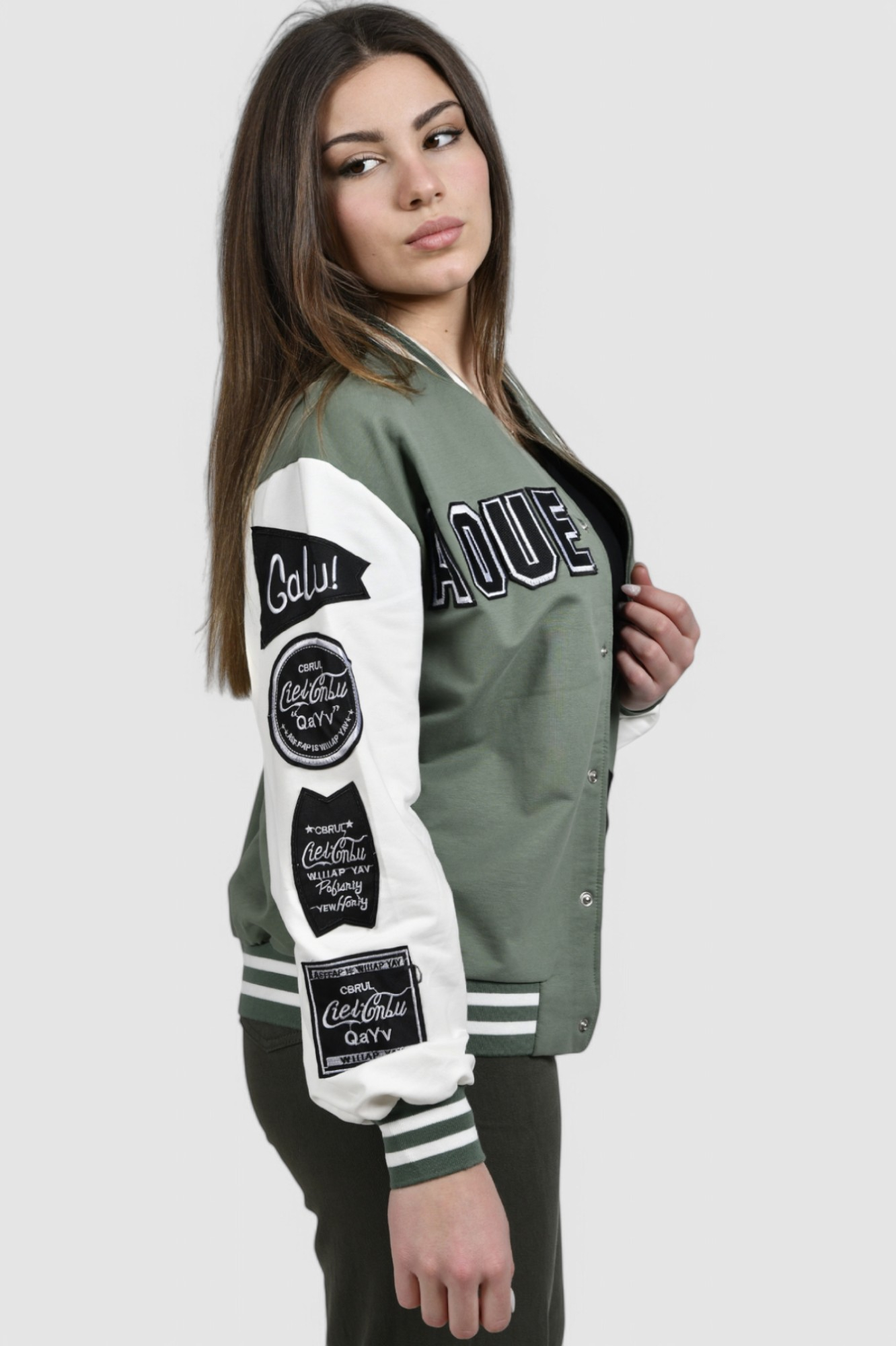 Ženska zelena kratka jakna Aspen