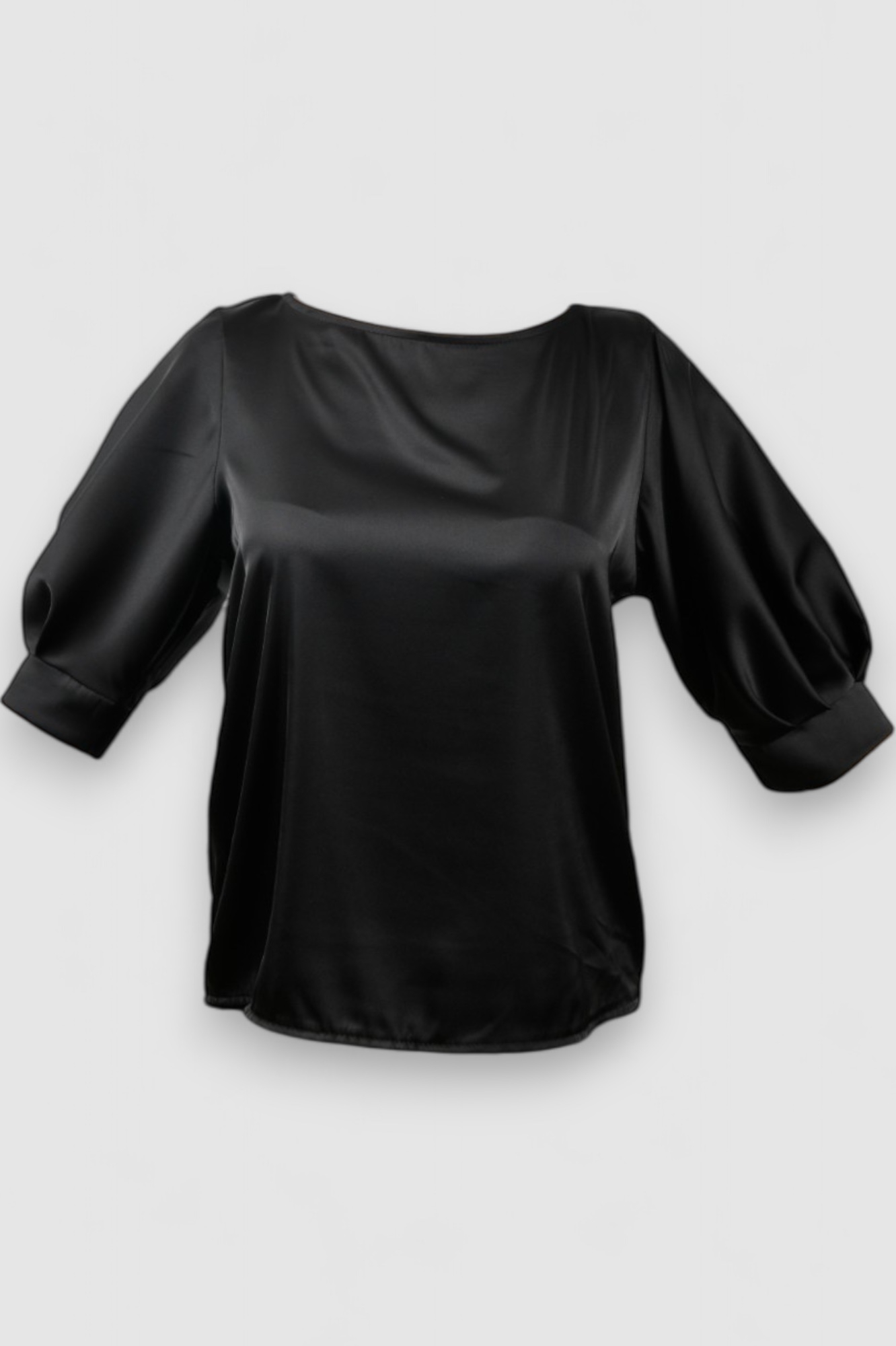 Ženska crna elegantna bluza Cecilia