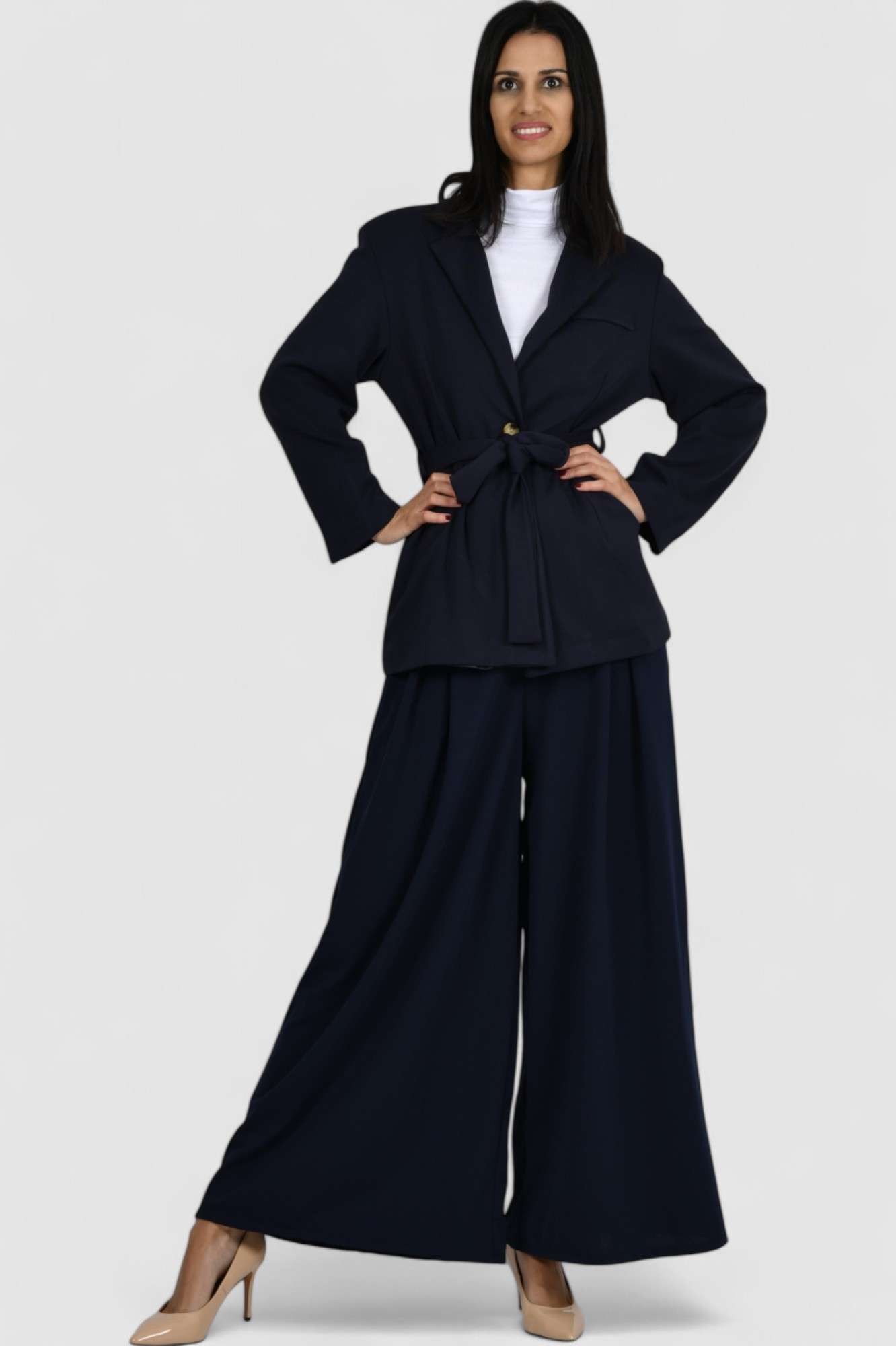 Ženske plave modne hlače Issa