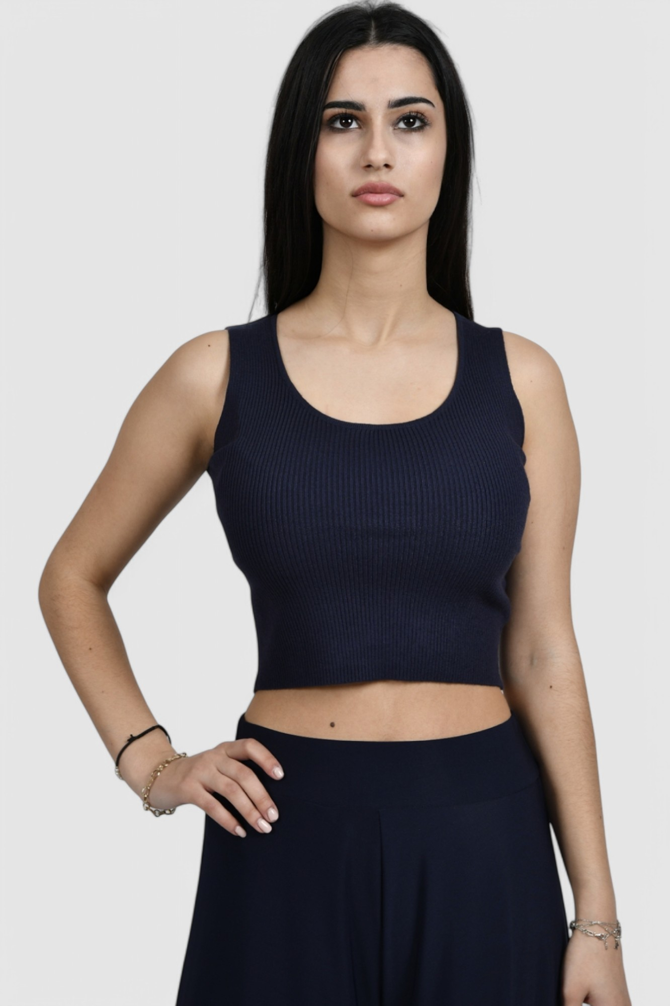 Ženski plavi top Calliope