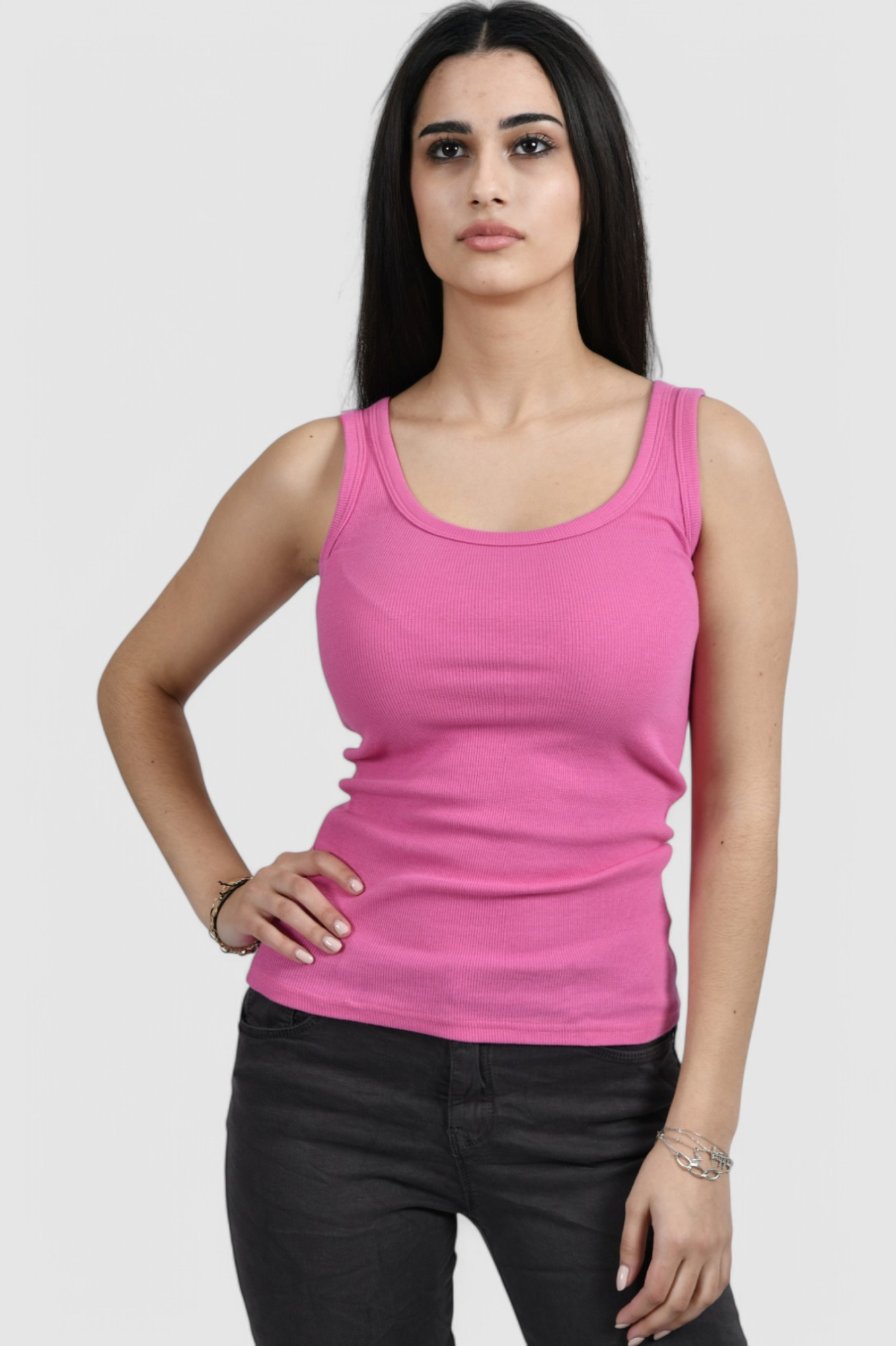 Ženska roza majica bez rukava Lorelei