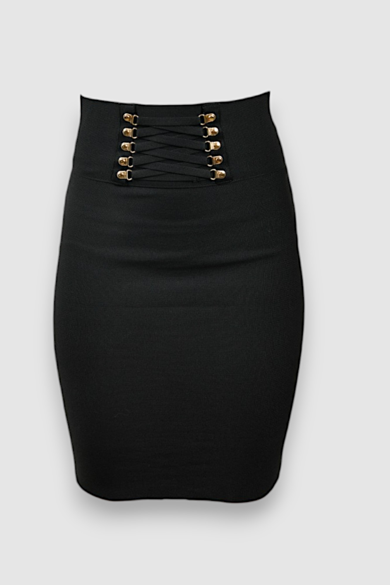 Ženska crna mini suknja Elwen