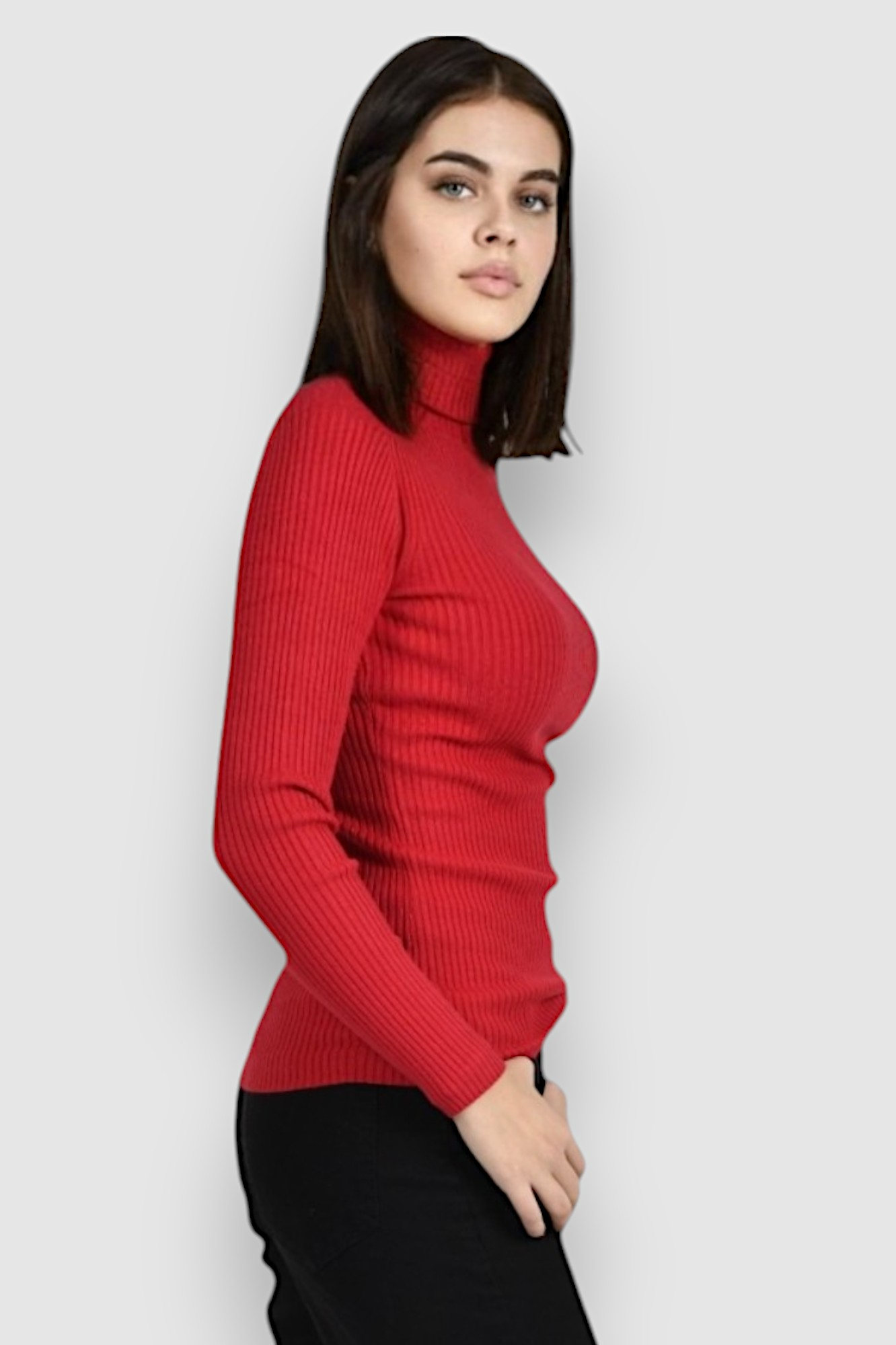 Ženski crveni lagani džemper Eleanora