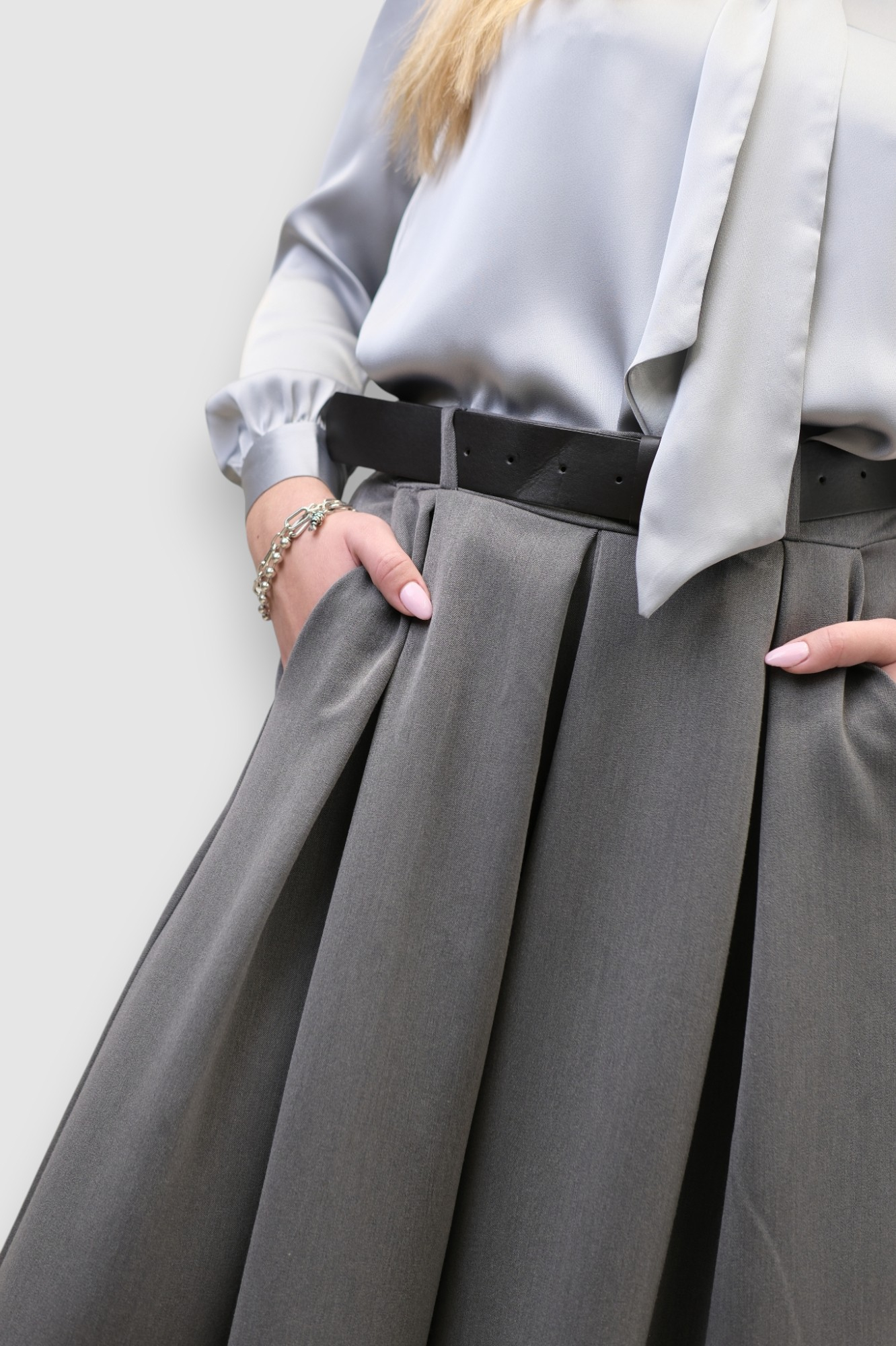 Ženske sive  suknja hlače Cicely