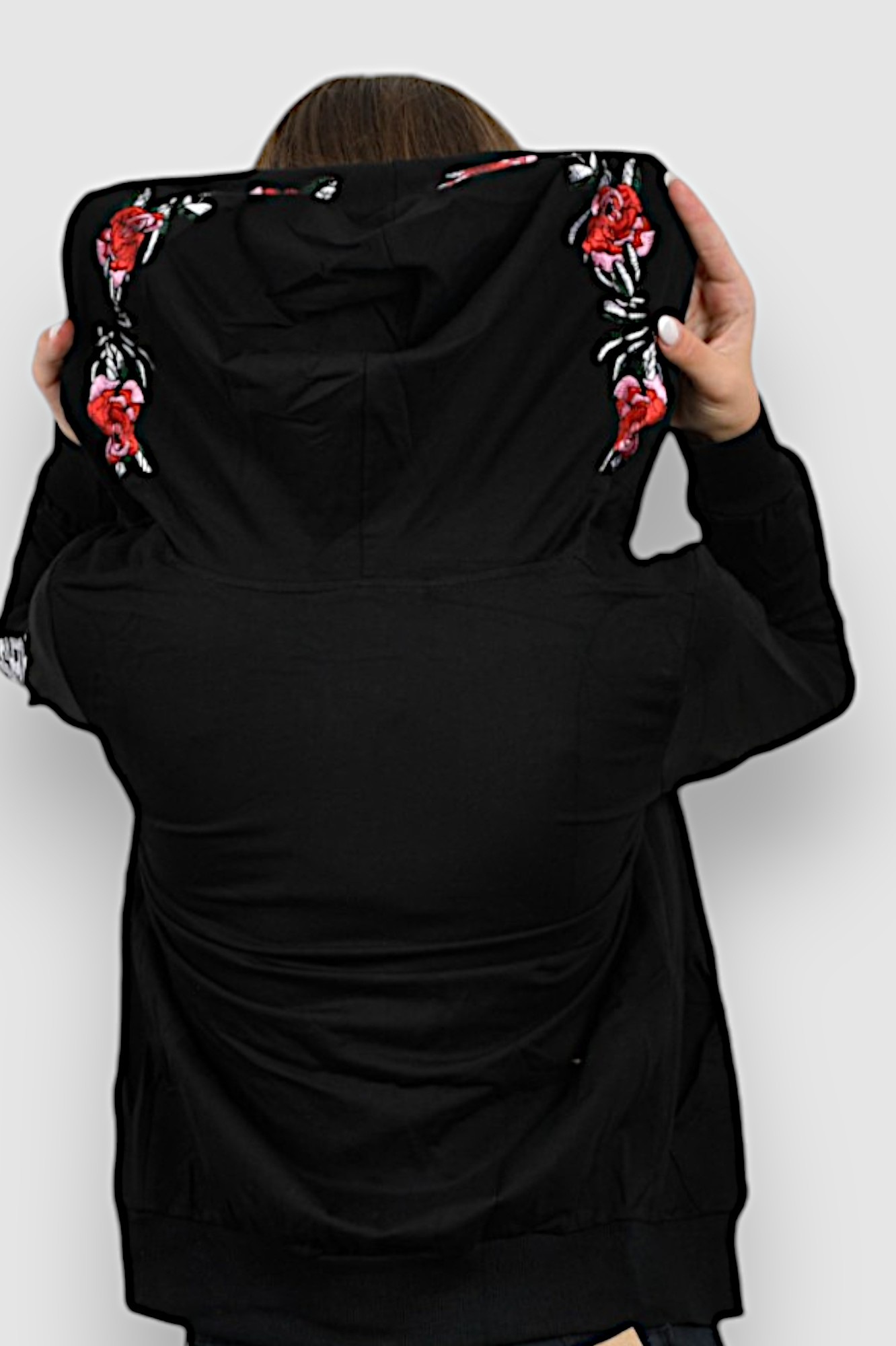 Ženski crni gornji dio trenirke Dusk