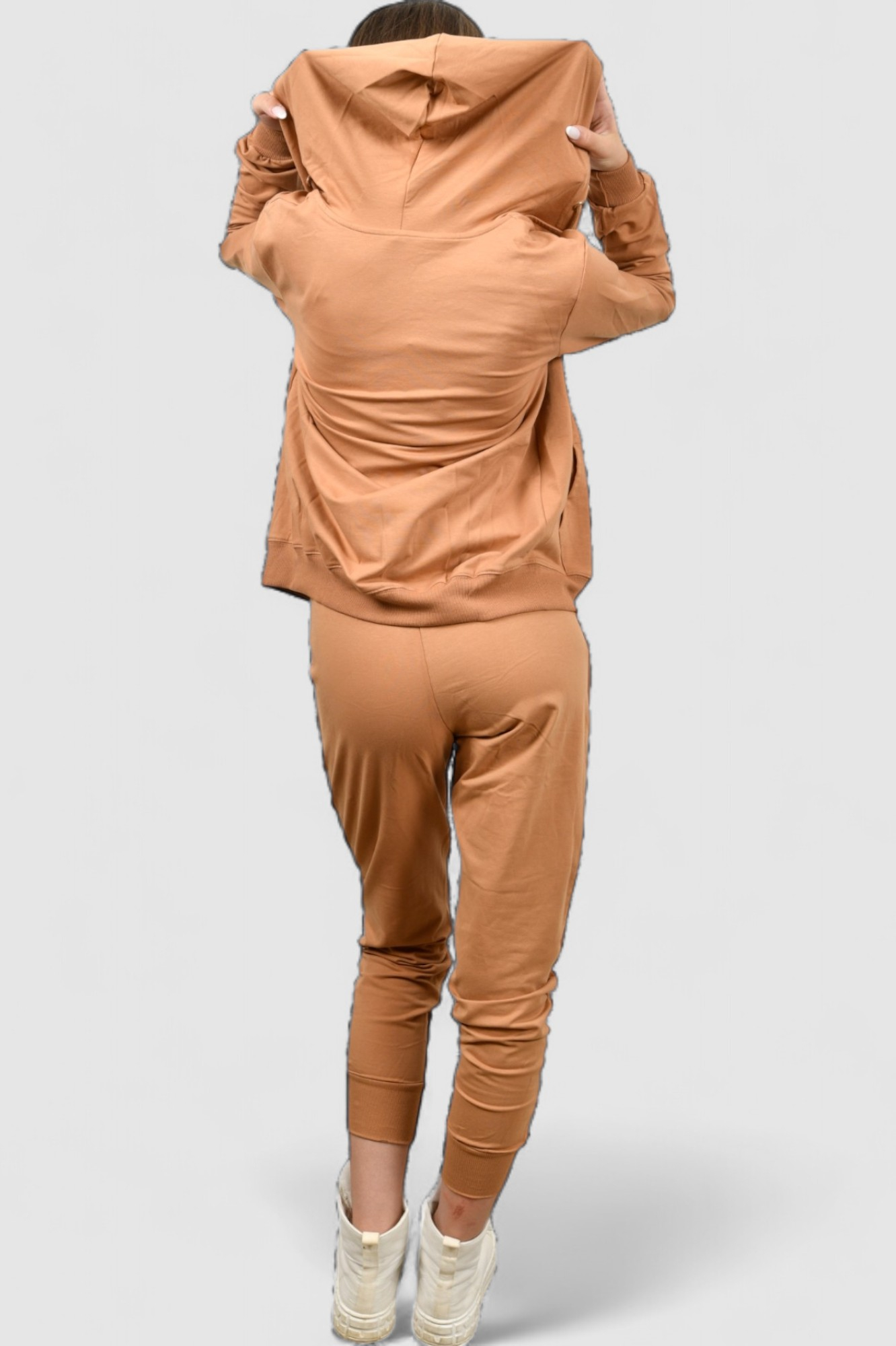 Ženski smeđi gornji dio trenirke Lagoon