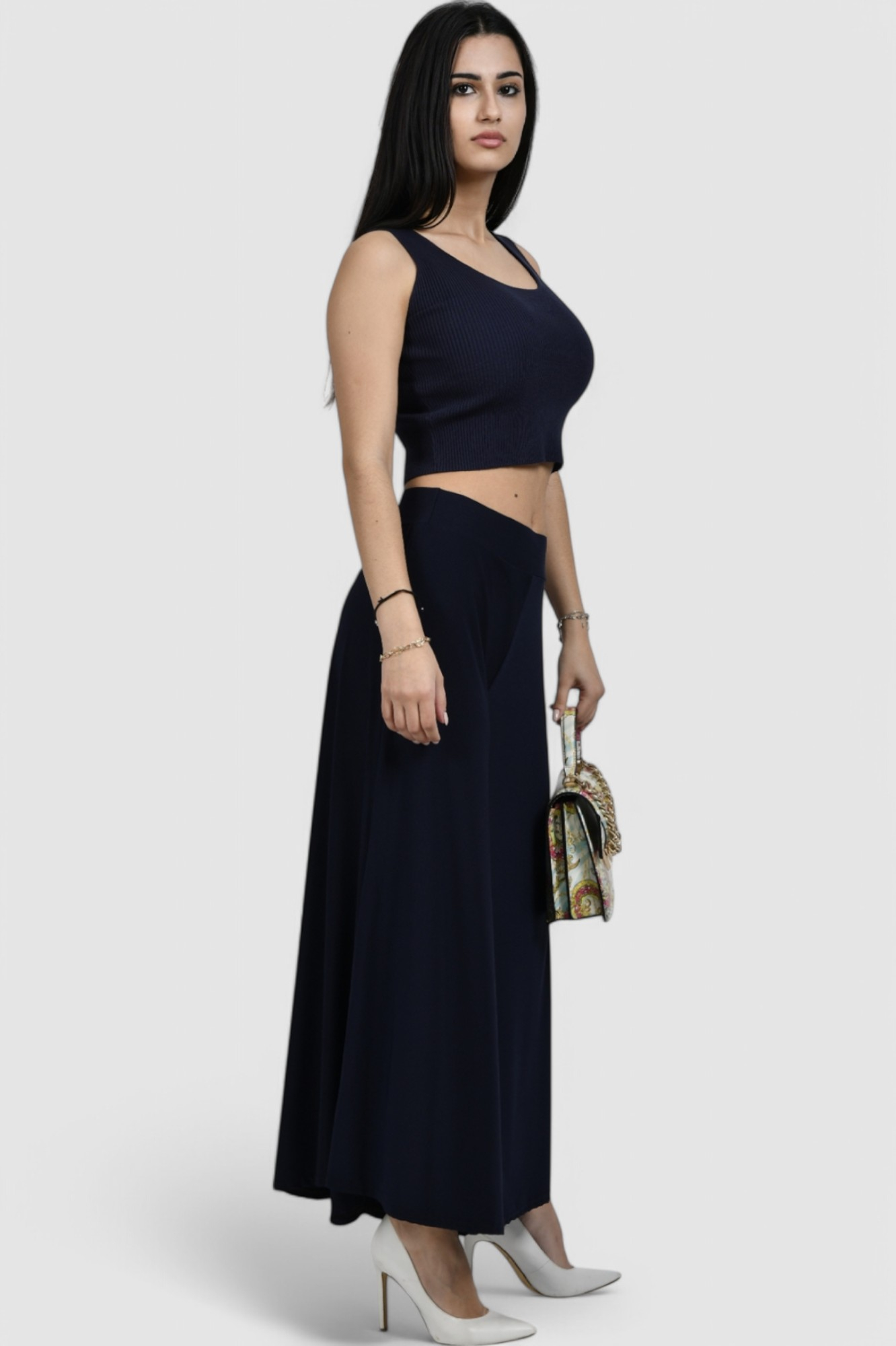 Ženski plavi top Calliope