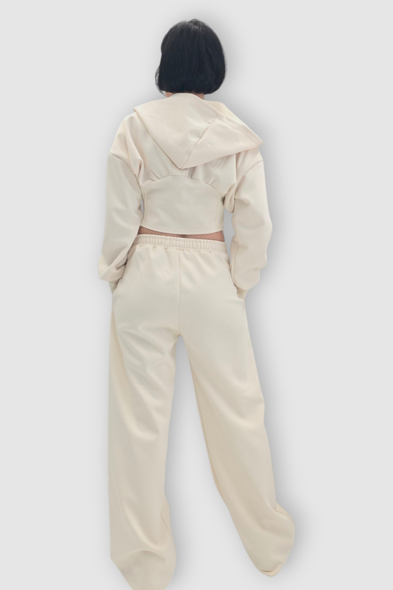 Ženska bež moderna pamučna trenirka Megan