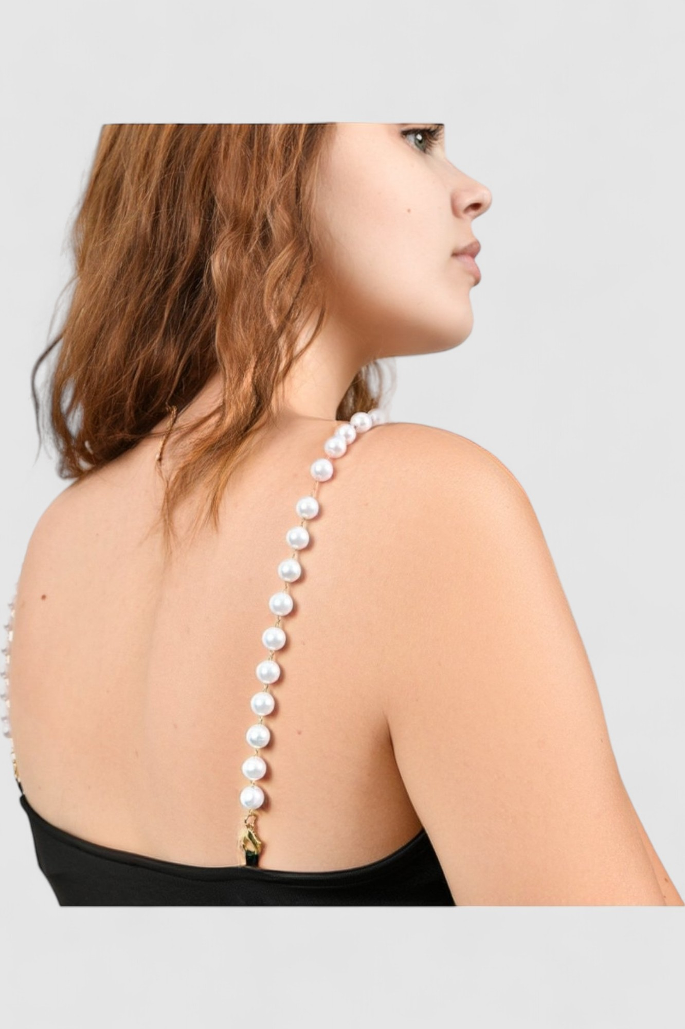 Ženski crni elegantni kombinezon Brielly