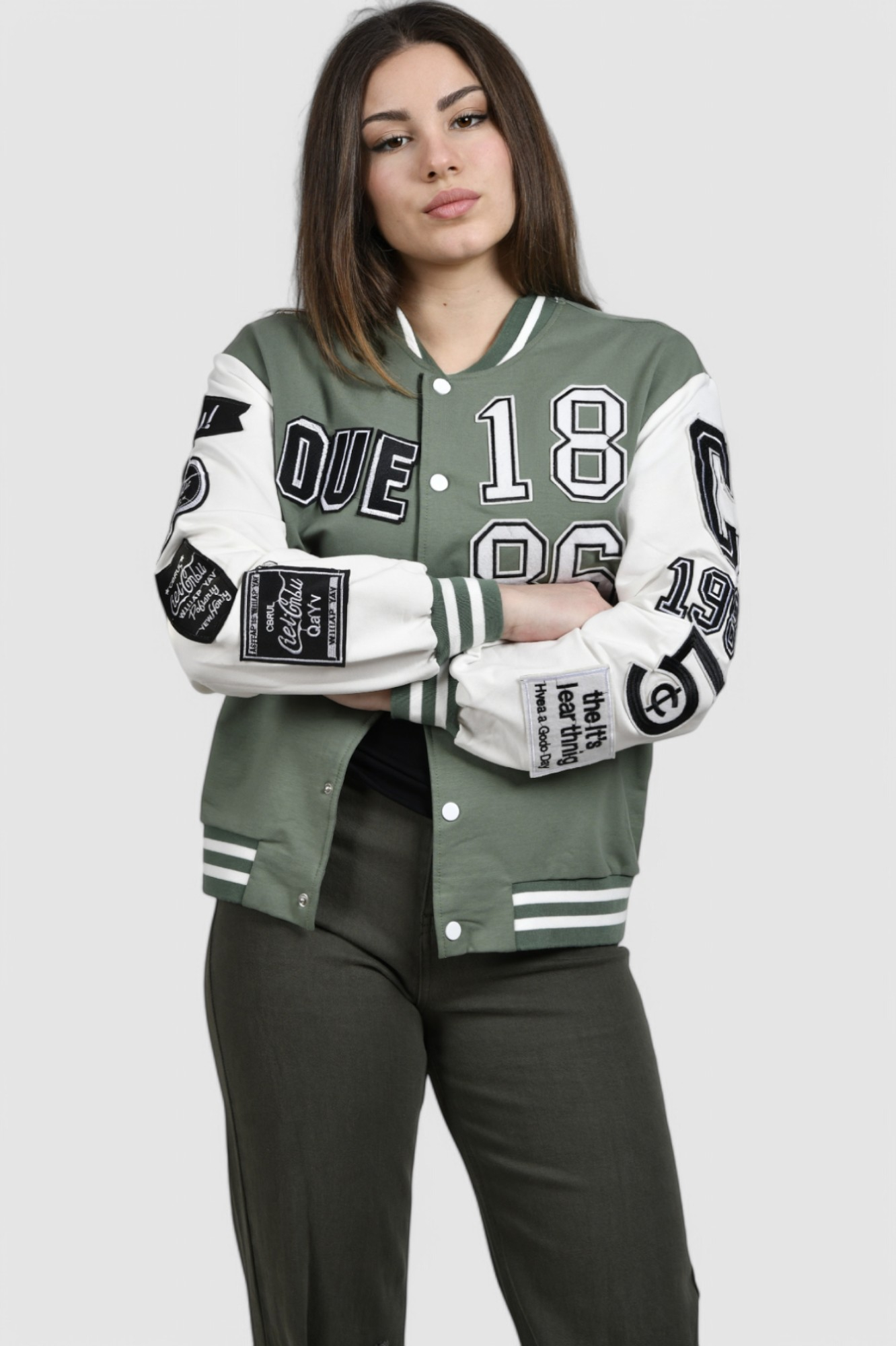 Ženska zelena kratka jakna Aspen