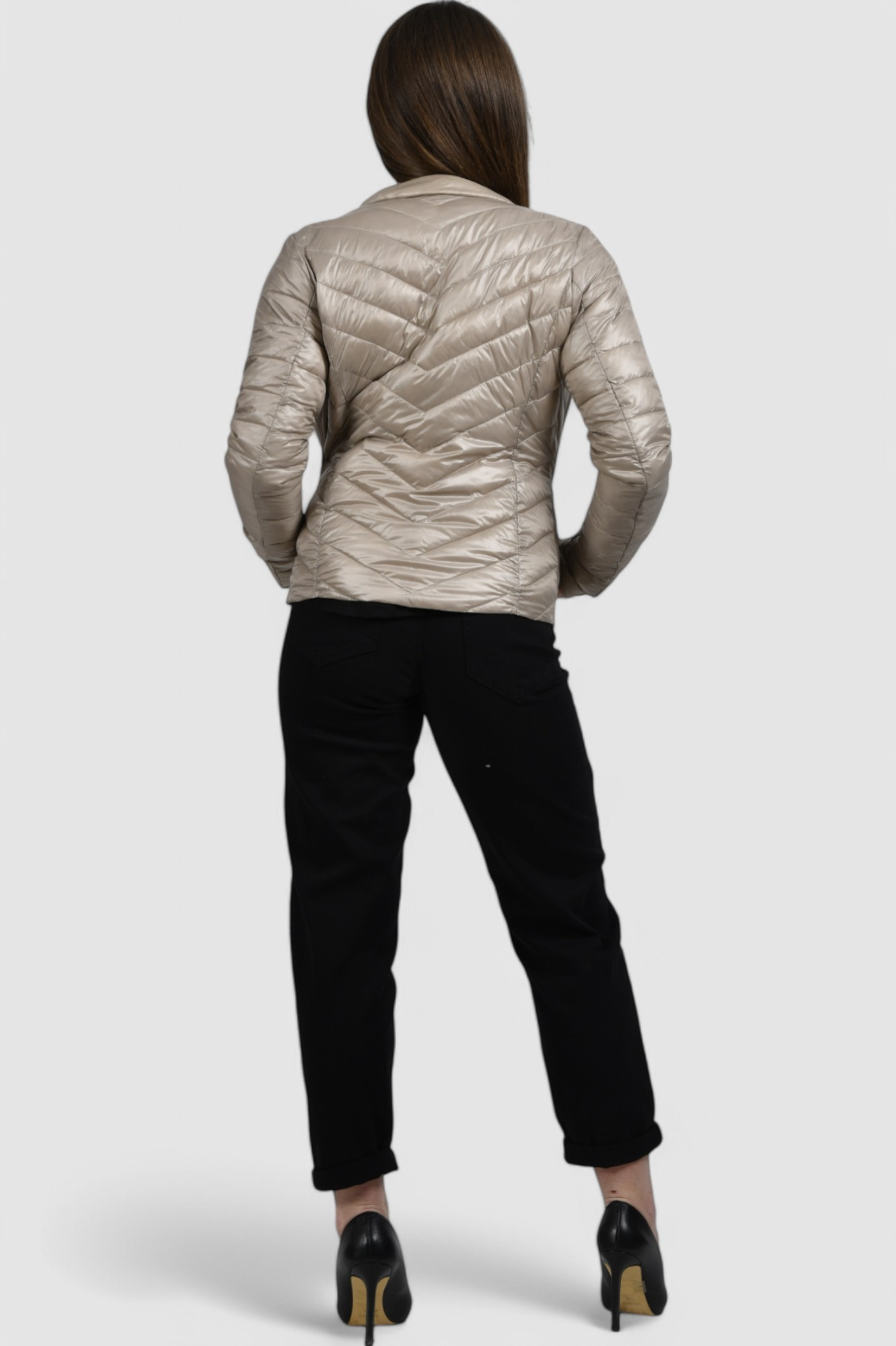 Ženska bež kratka jakna Clarita