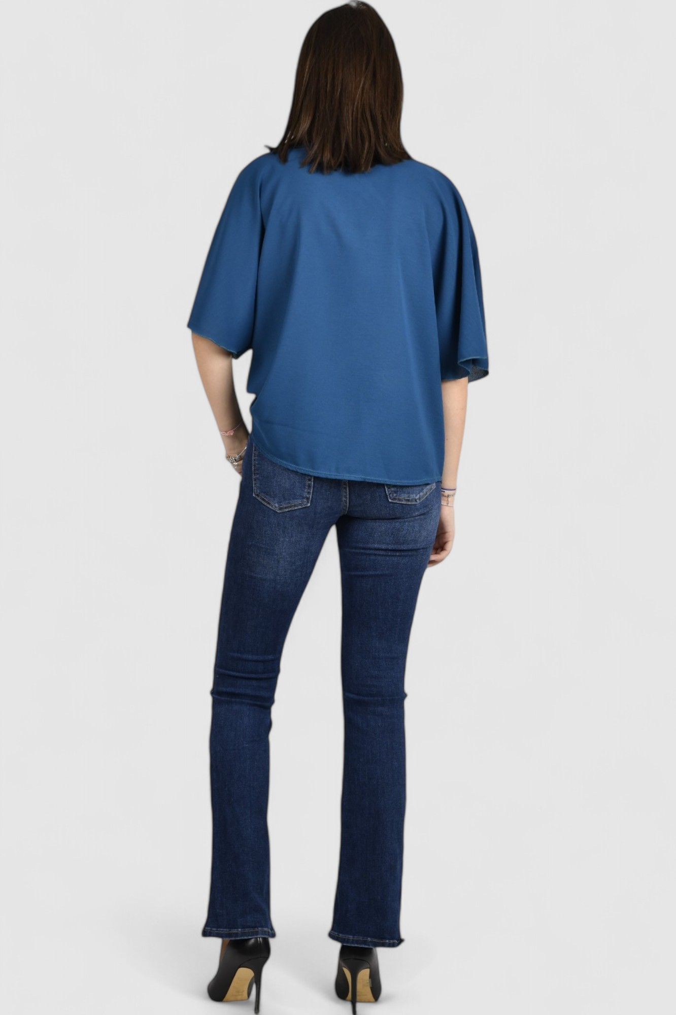 Ženska plava elegantna košulja Ivelisse