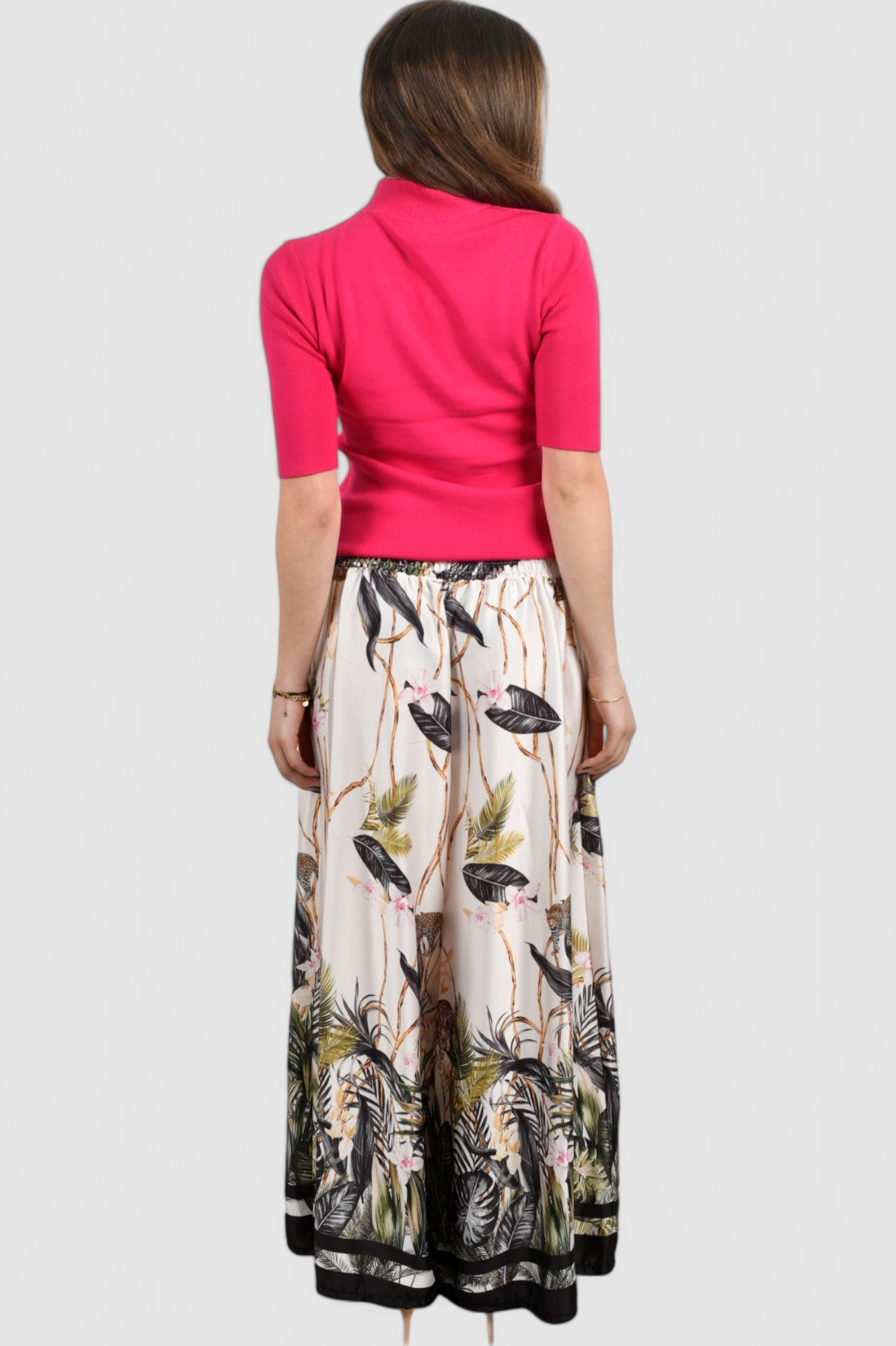 Ženski rozi lagani džemper Juliette