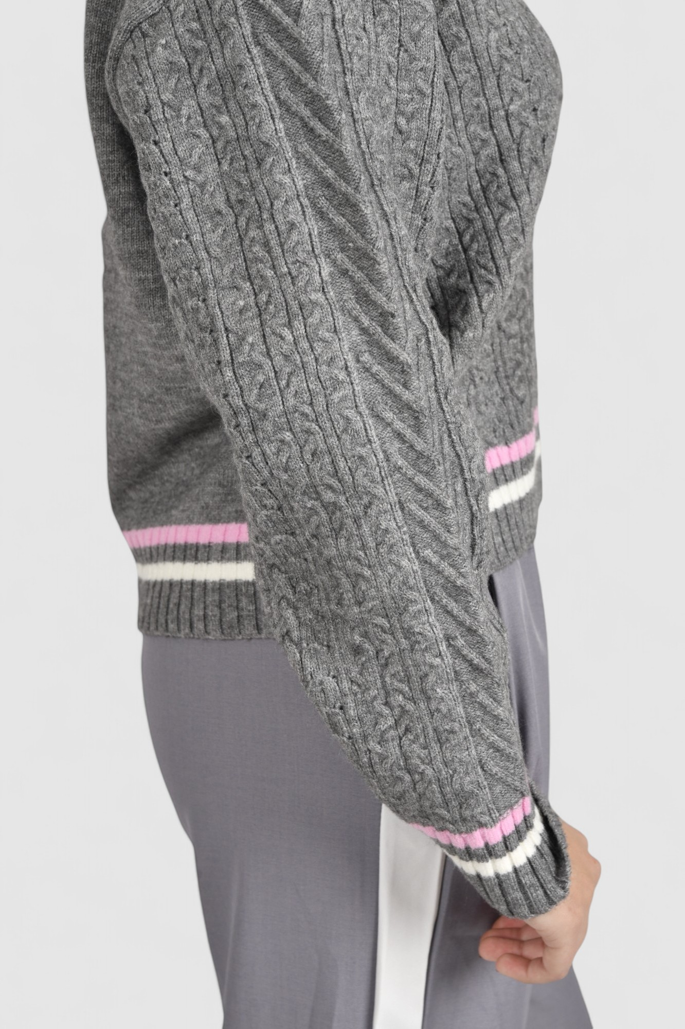 Ženski sivi lagani džemper Baylee