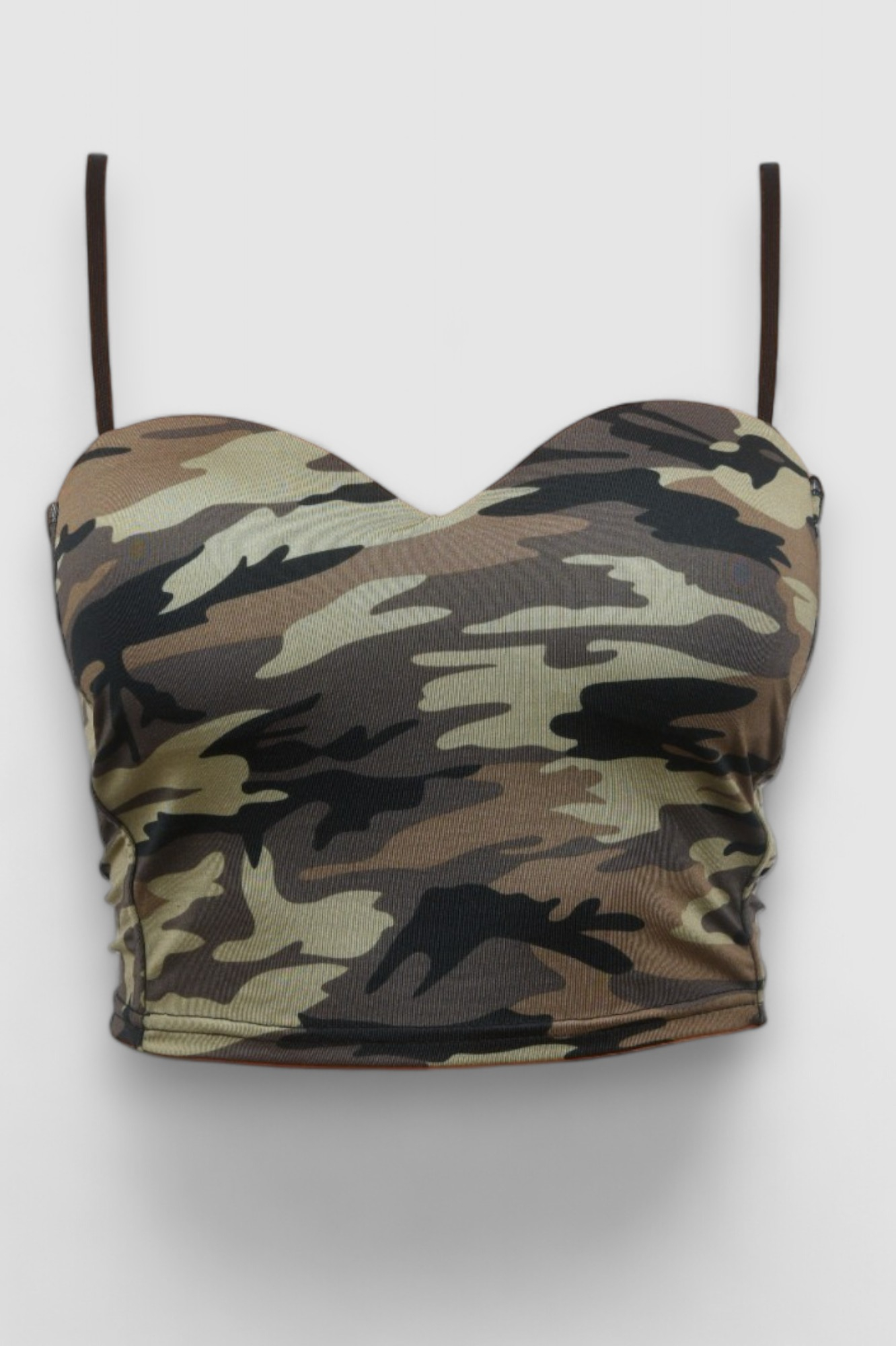 Ženski party top vojnički uzorak Clare