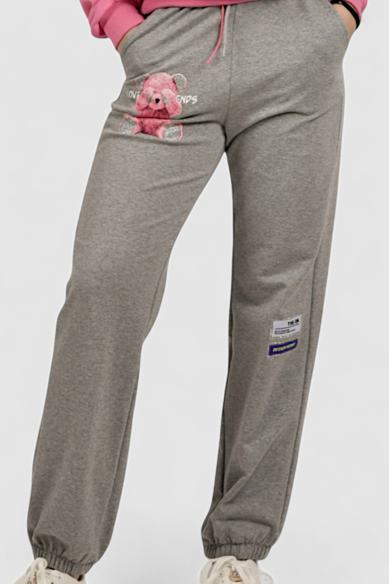 Ženski sive donji dio trenirke Grigio