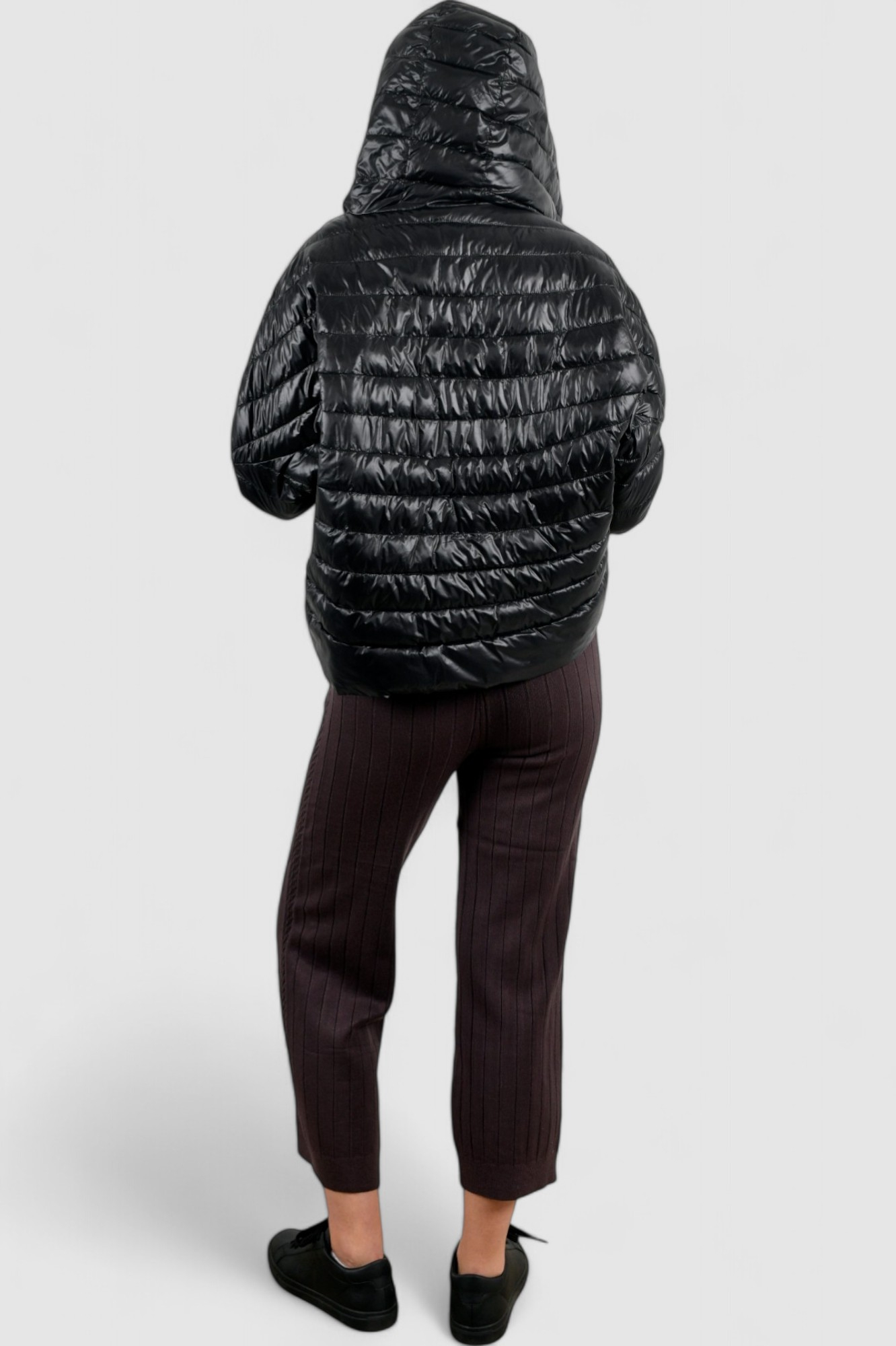 Ženska crna kratka jakna Gale