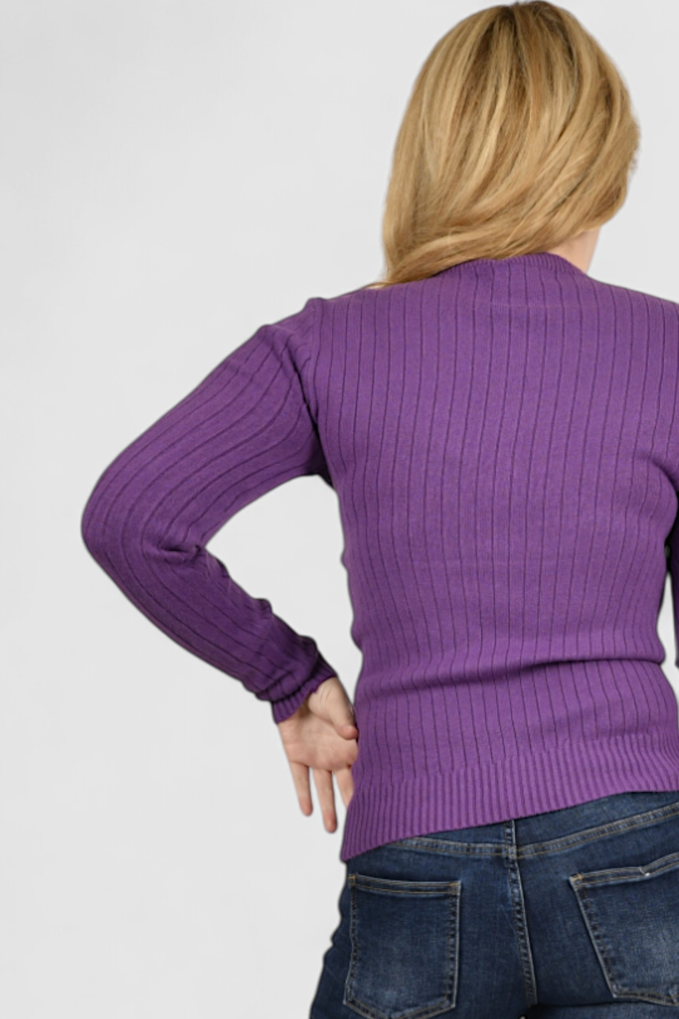 Ženski ljubičasti lagani džemper Amelie