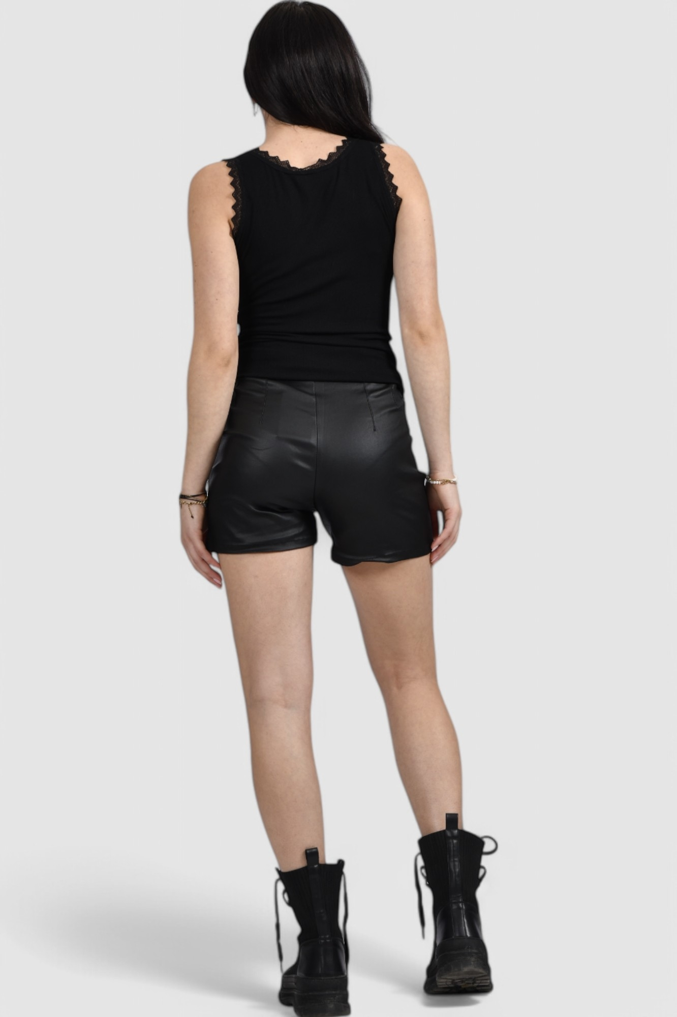 Ženska crna majica bez rukava Danielle