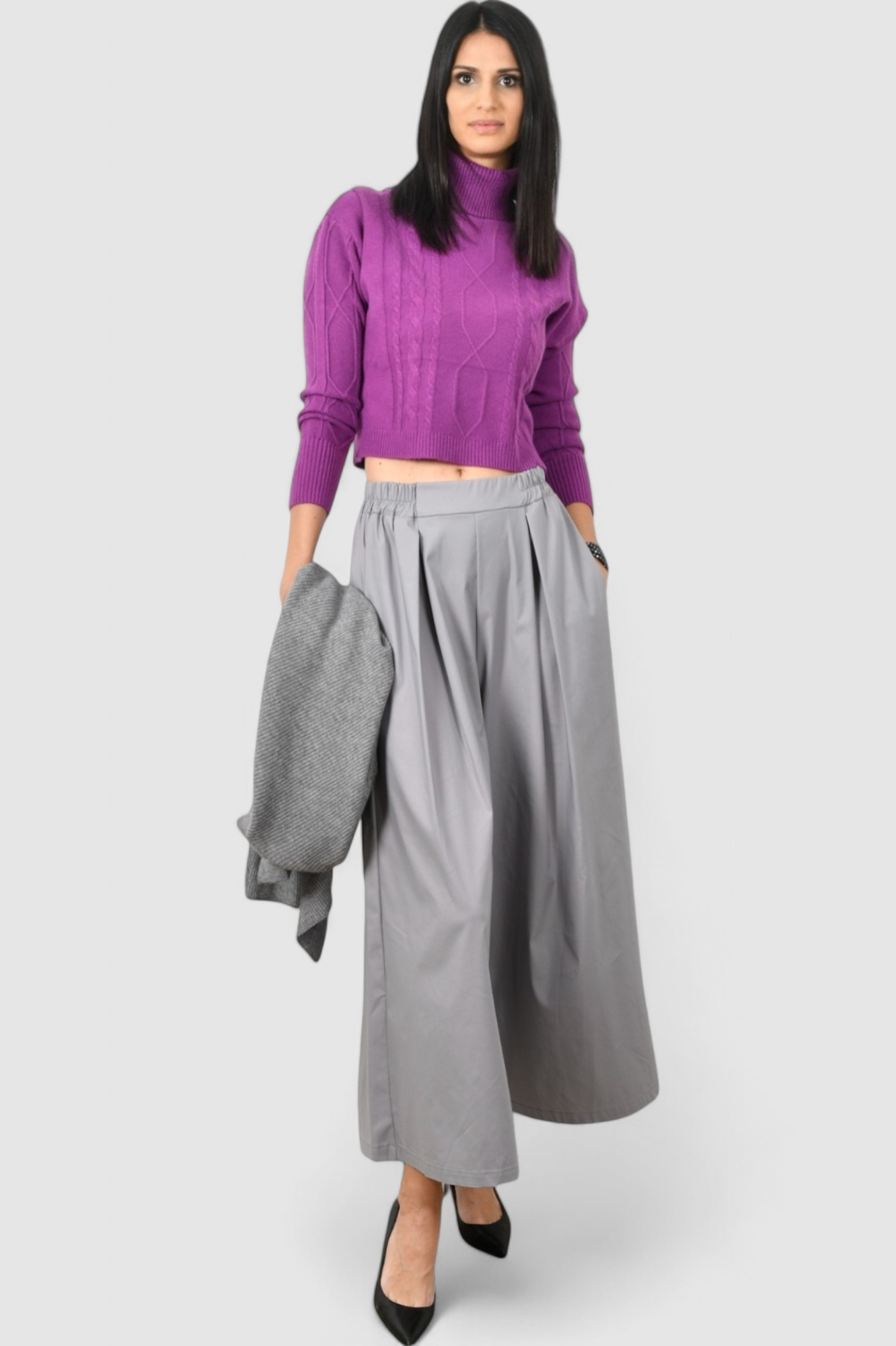 Ženski ljubičasti lagani džemper Violet