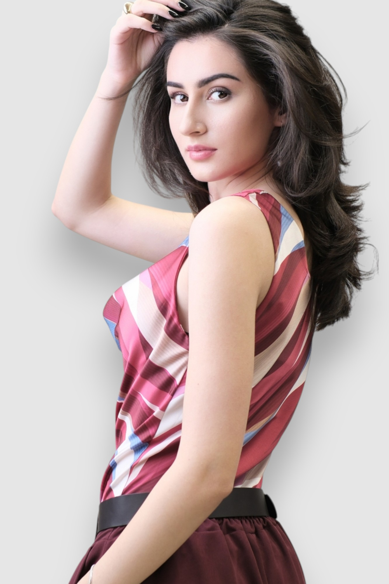 Ženska crvena elegantna bluza Arianne