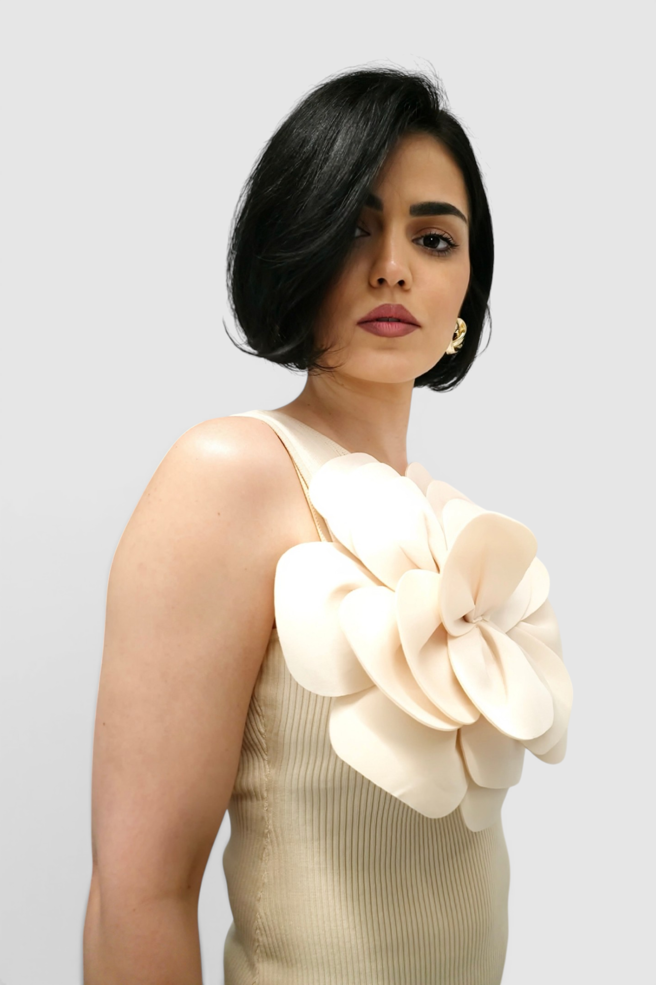 Ženska kratka viskozna haljina LaBelle