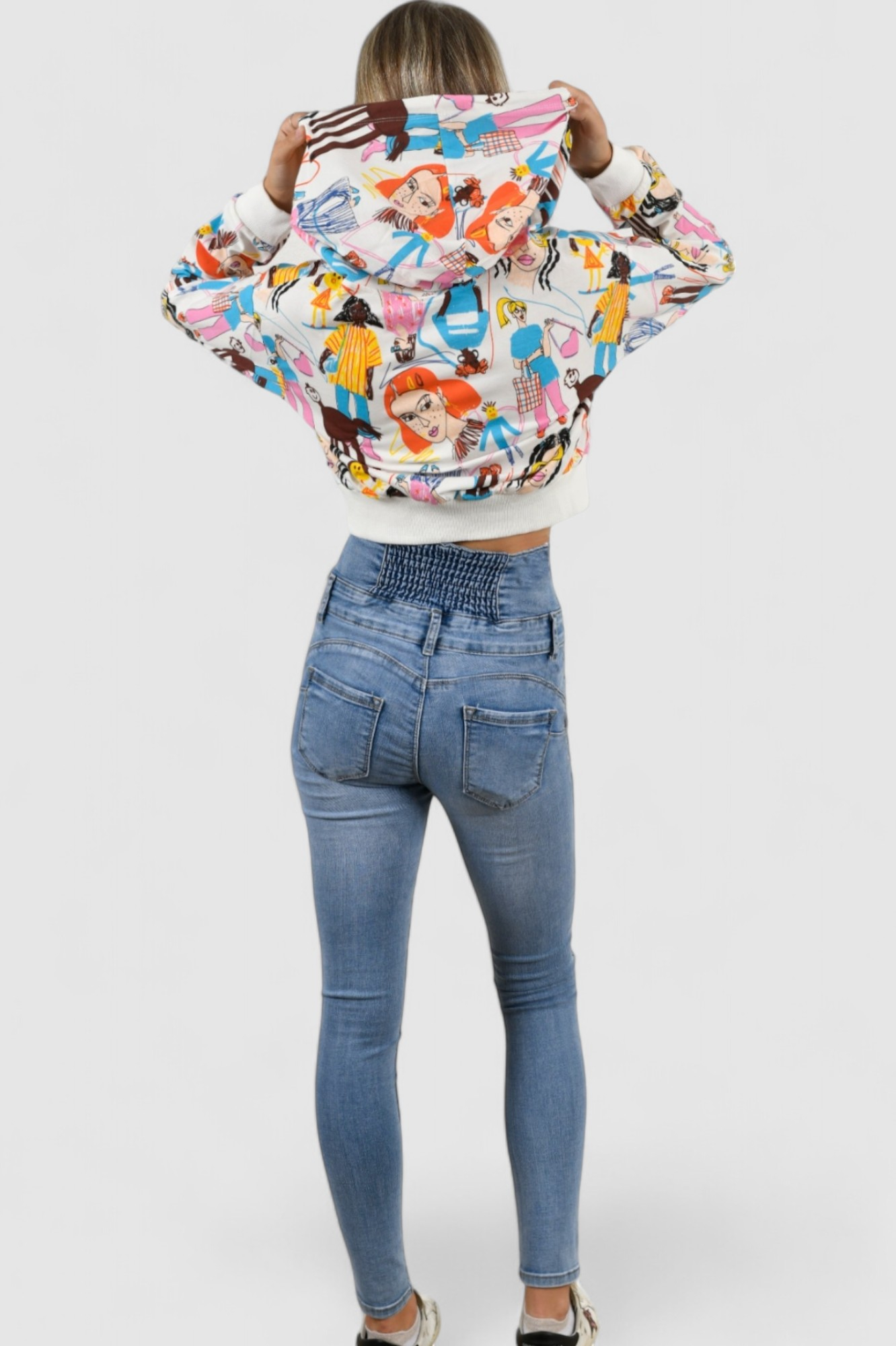 Ženski bijeli gornji dio trenirke Celine