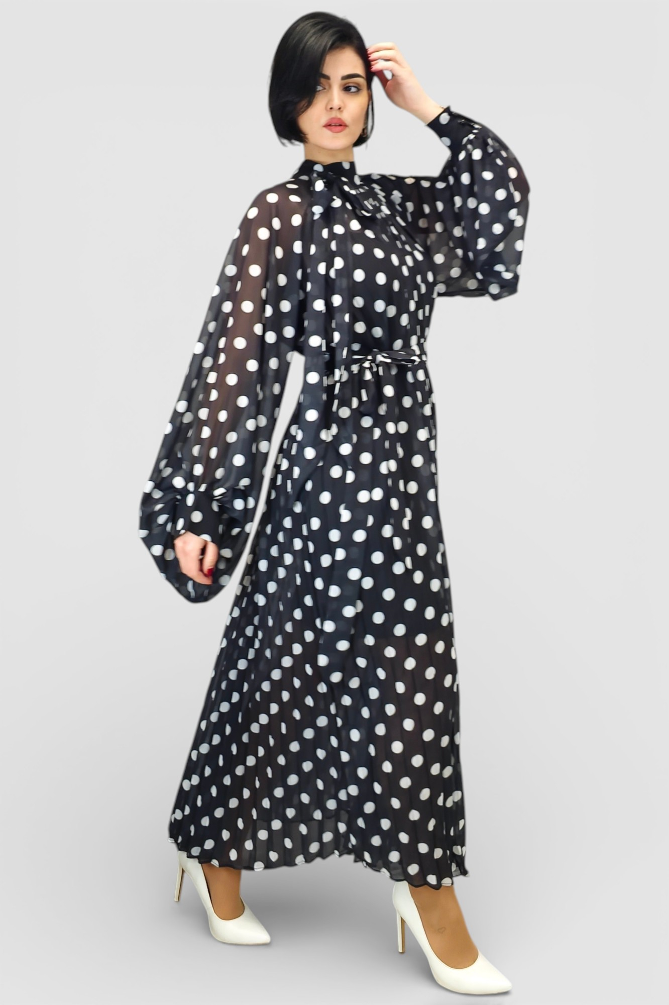 Crna maxi haljina Mya