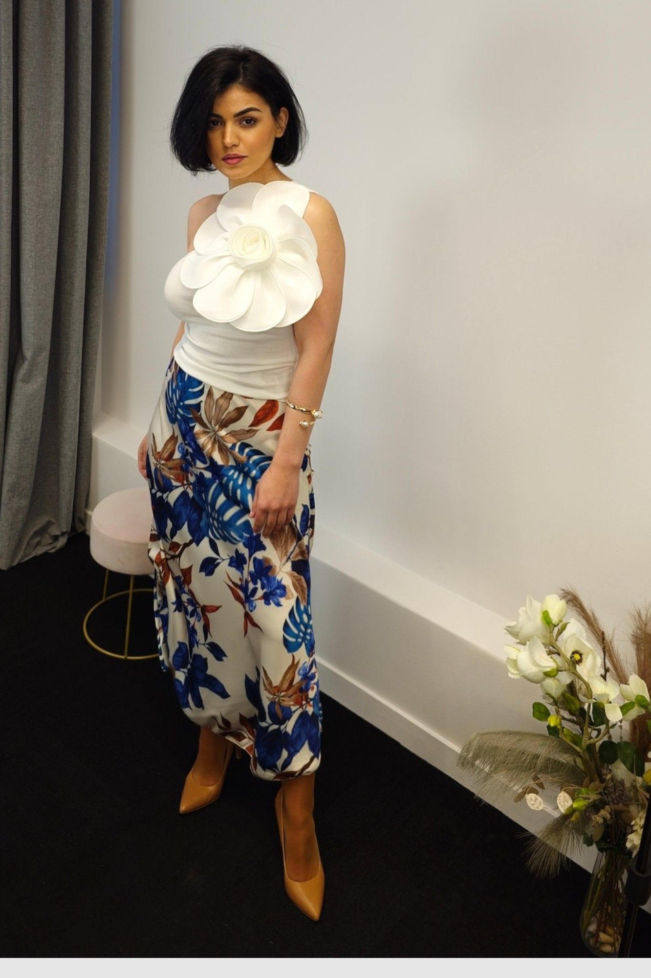 Ženski bijeli top Selin