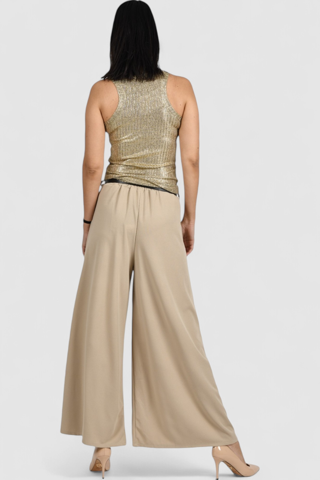 Ženske bež modne hlače Issa