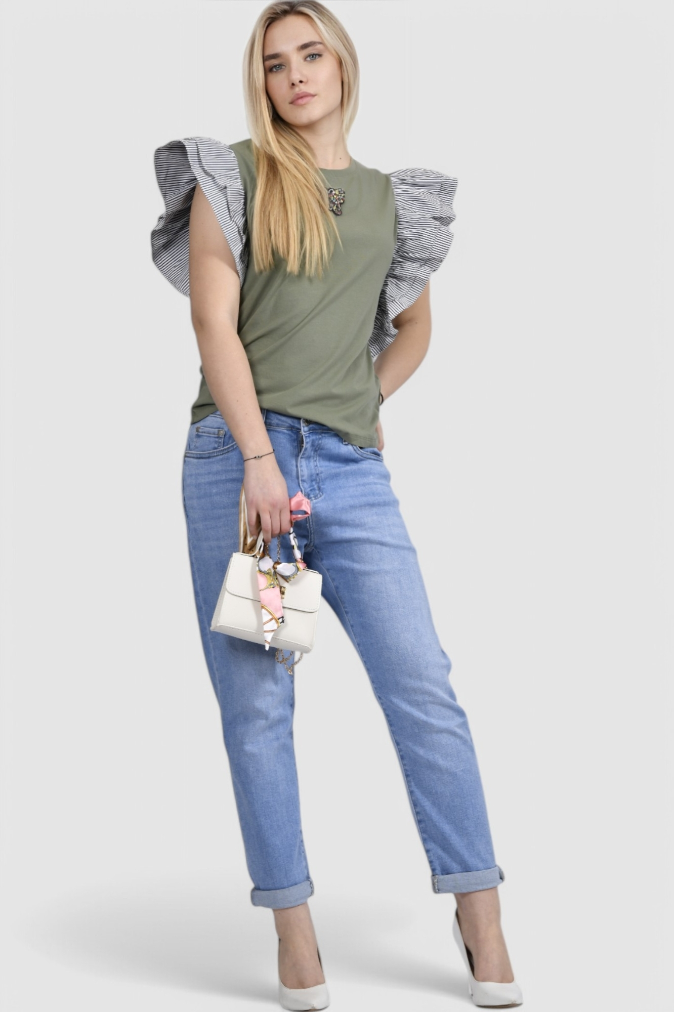 Ženska zelena casual majica Noemie